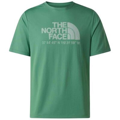 T-shirt met korte mouwen the north face model m 24/7 s/s tee logo gr voor unisex