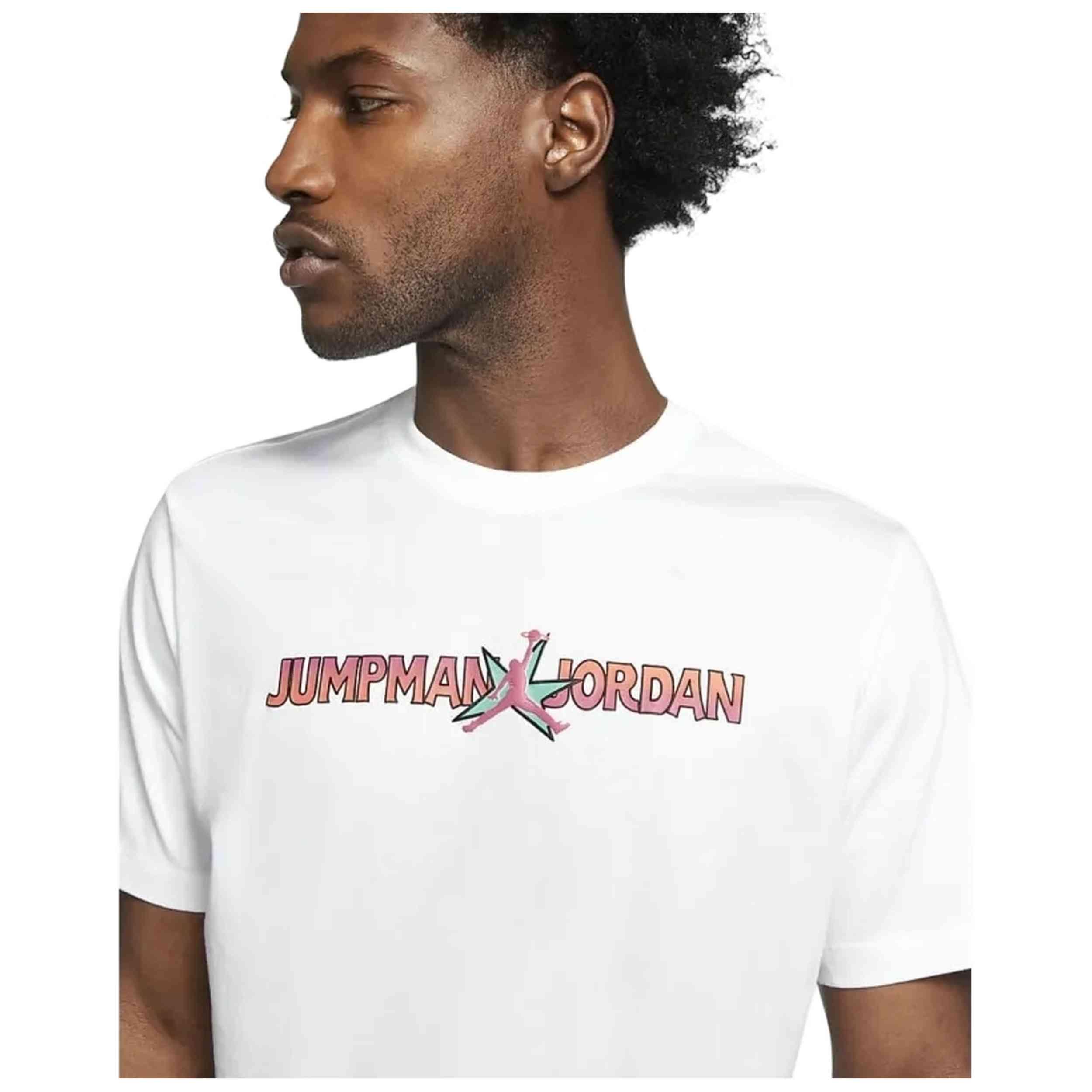 T-shirt met korte mouwen Jordan model DD5286-100 voor mannen 3/4