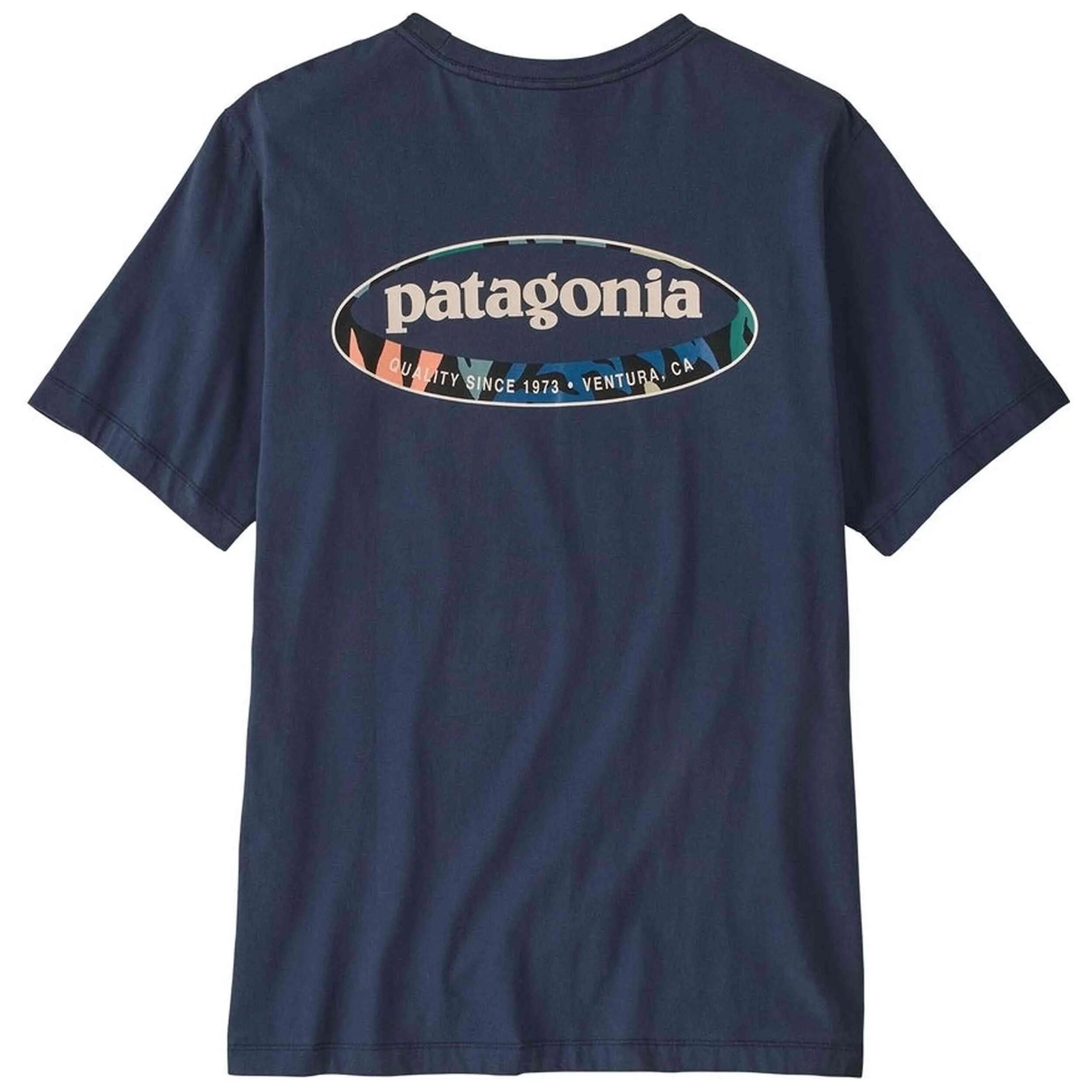 Maglia a maniche corte Patagonia modello M s 95 Oval Logo T-Shirt per uomini 2/2