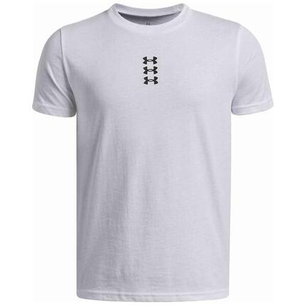 T-shirt Under armour modèle UA B HOOPS Triple Logo SS pour homme