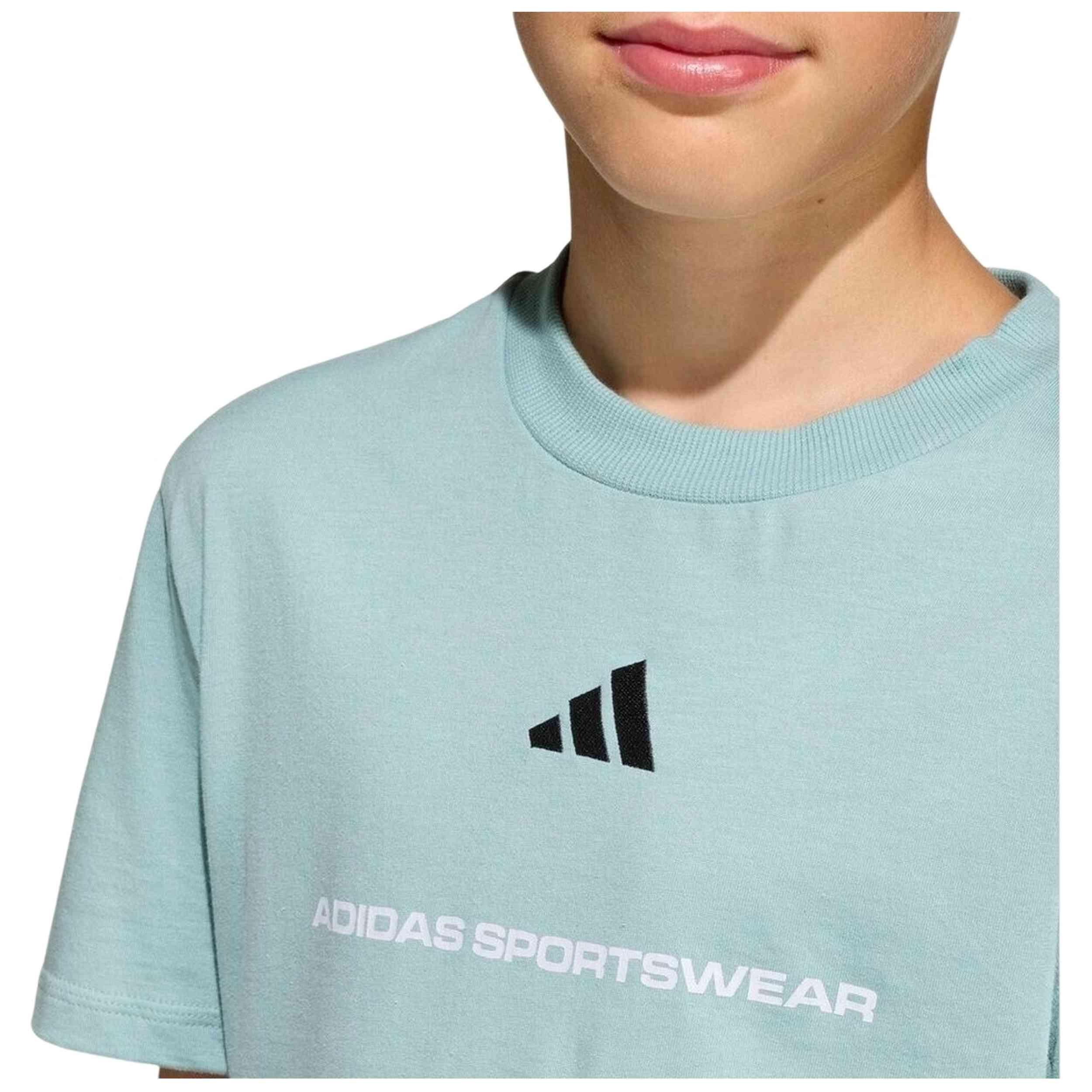 T-shirt Adidas modèle B SJ T pour unisexe enfants 2/3