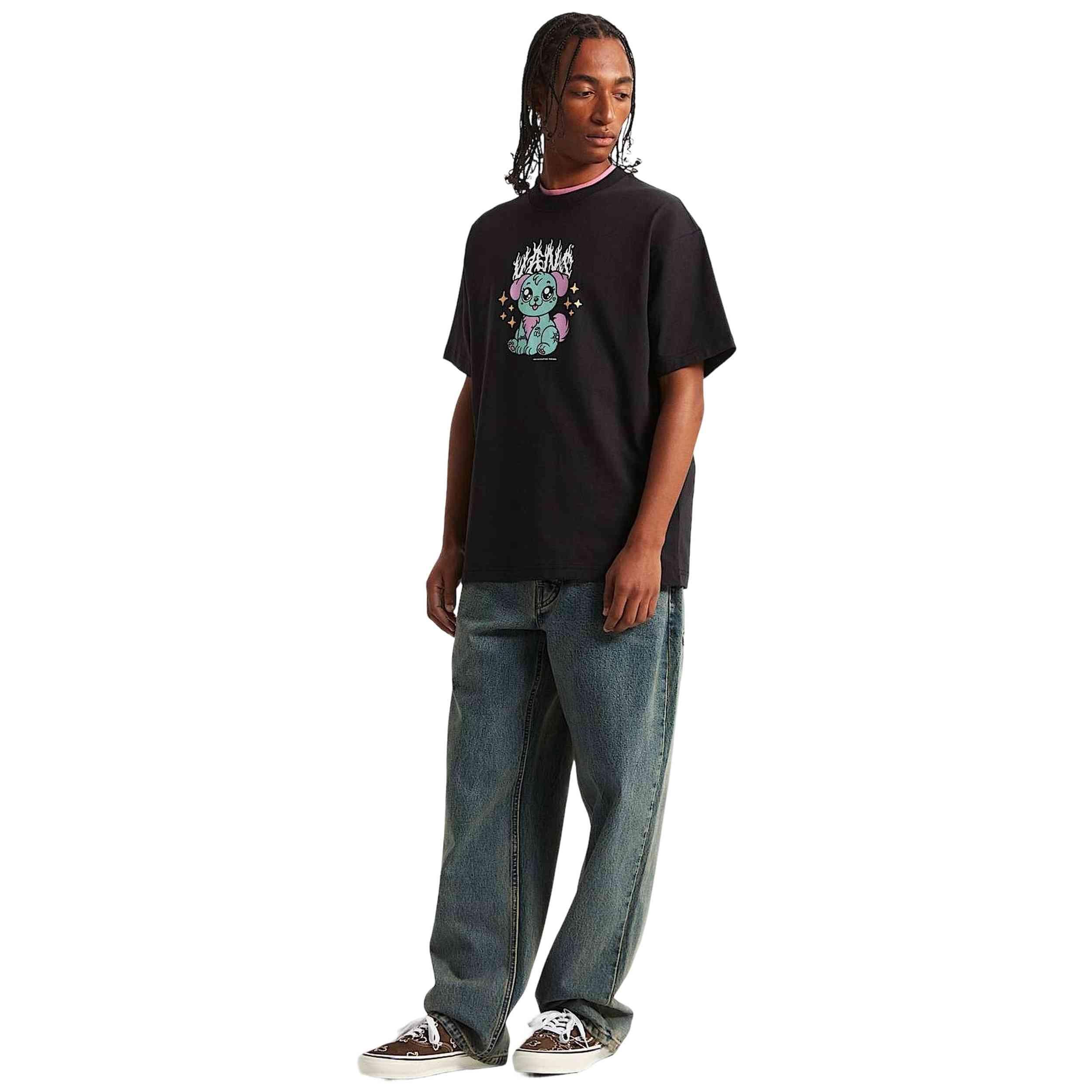 T-shirt met korte mouwen Vans model VN000W00BLK1 voor mannen 5/5