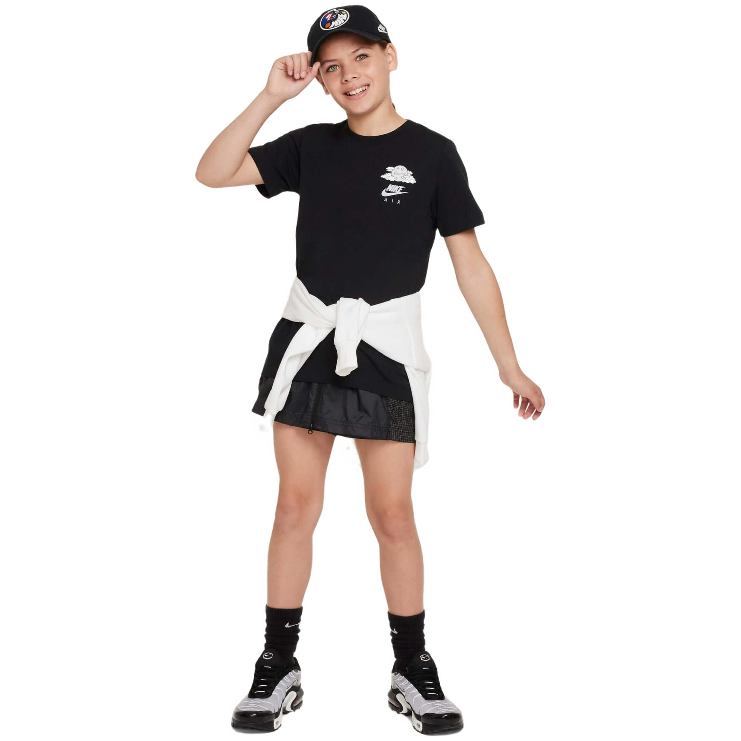 Camiseta de manga corta Nike modelo FN9619-010 para niños unisex 4/5