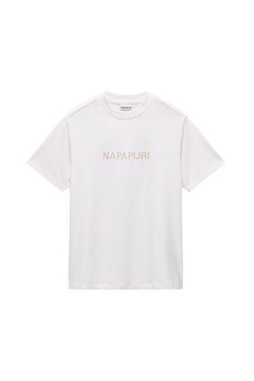 T-shirt - sportswear - Femme - Coton, col rond - Salees - Marine/blanc