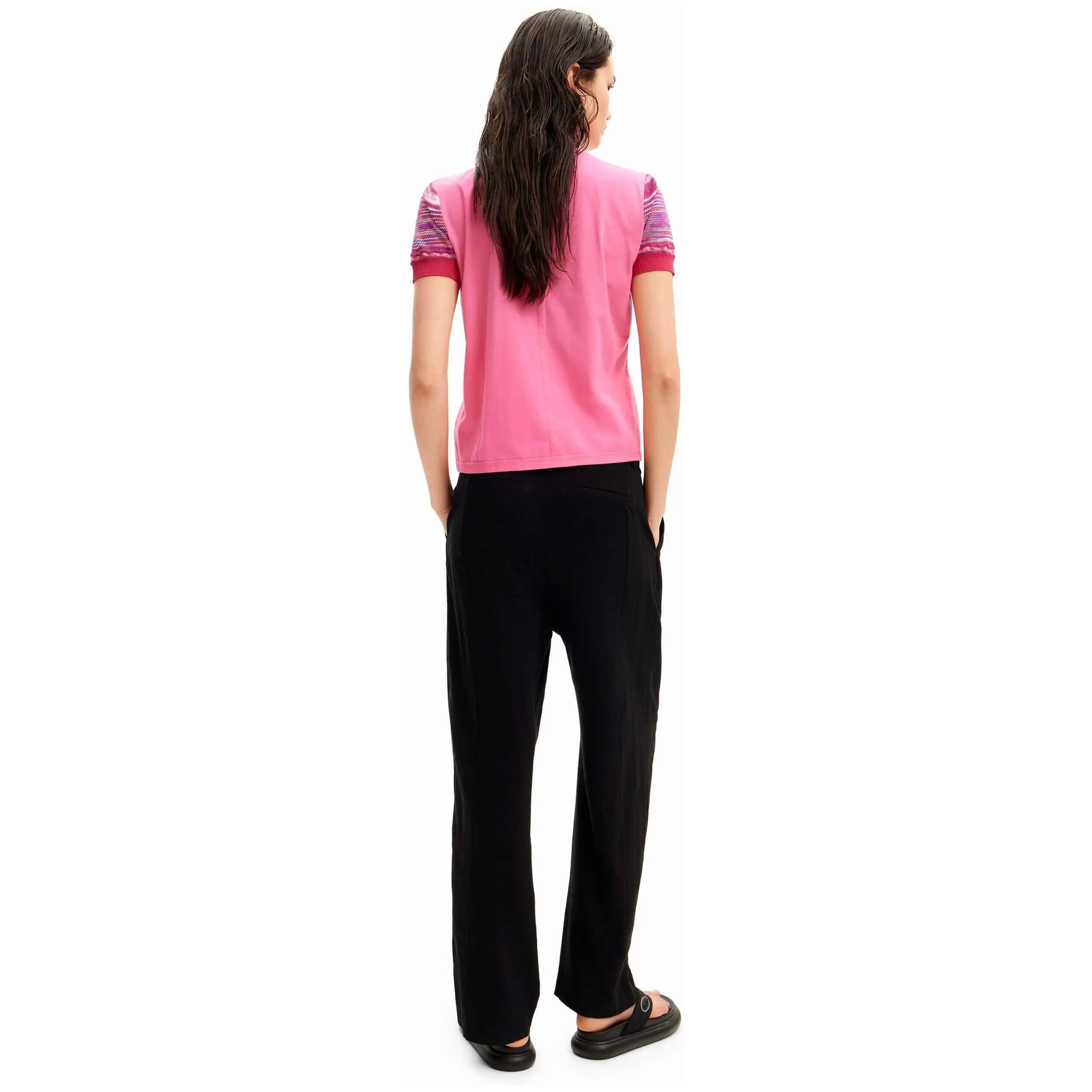 T-shirt met korte mouwen Desigual model 24SWTKB23059-PNK voor vrouwen 5/5