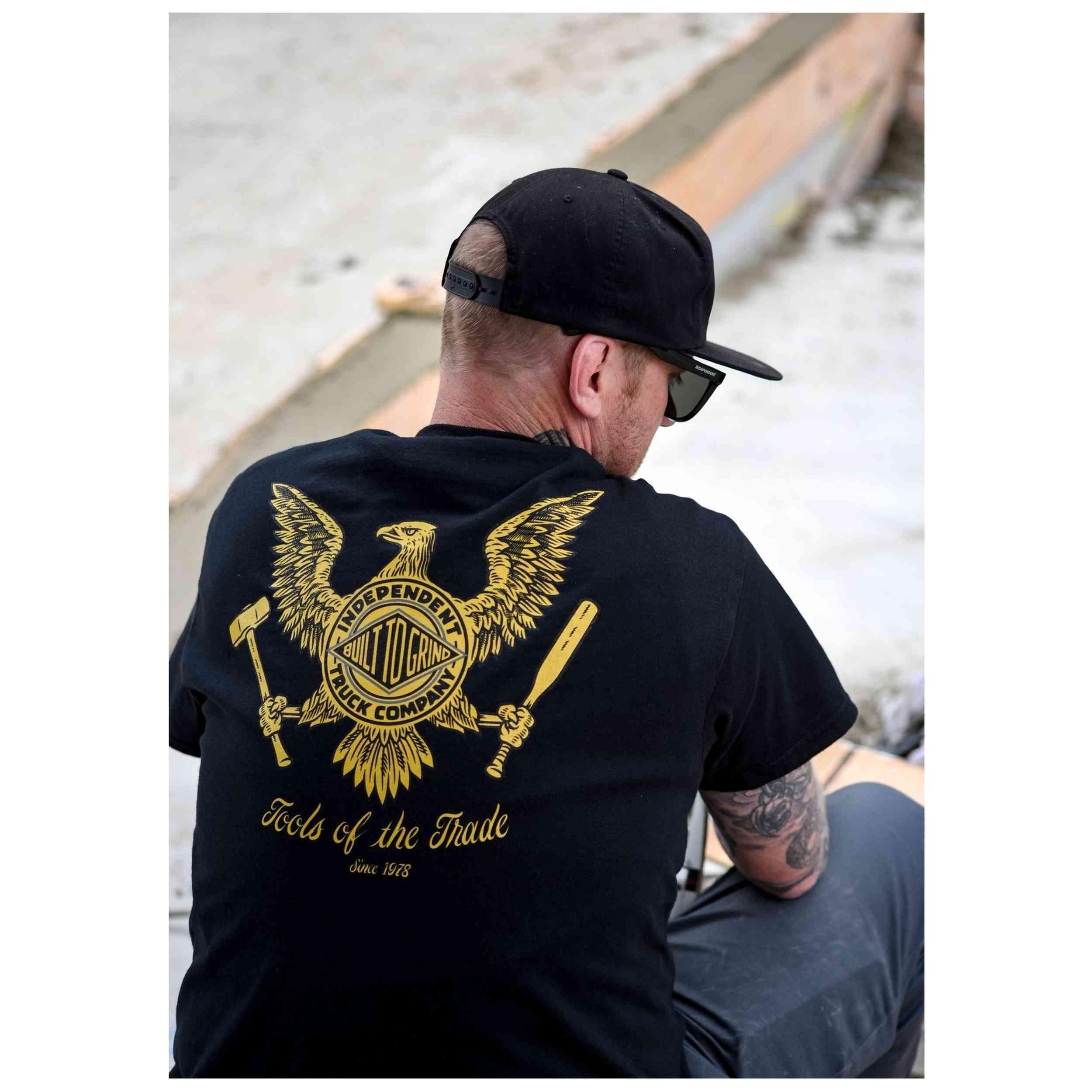 Camiseta de manga corta Independent modelo 44156646-159971 para hombre 3/3