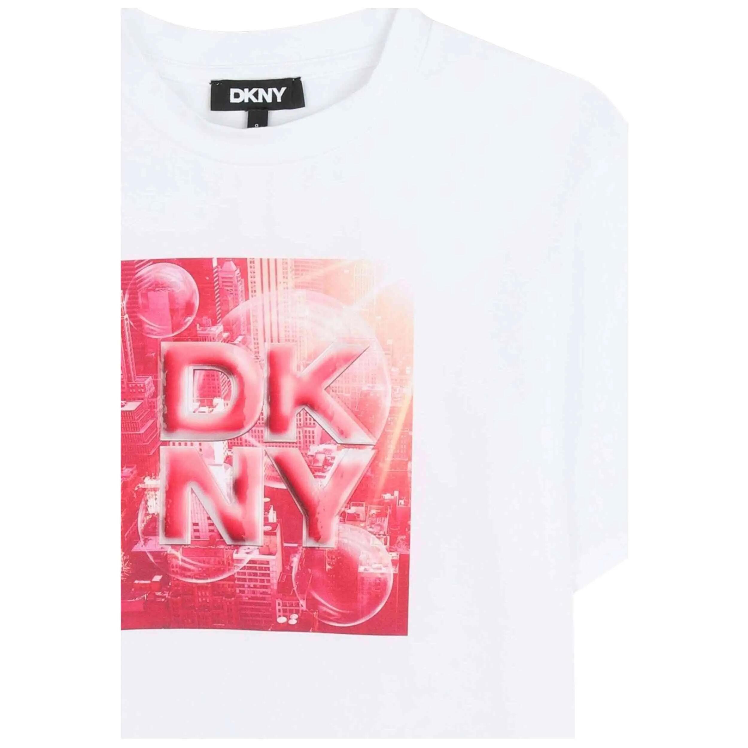 T-shirt met korte mouwen Dkny model D62621-N54 voor meisjes 3/3