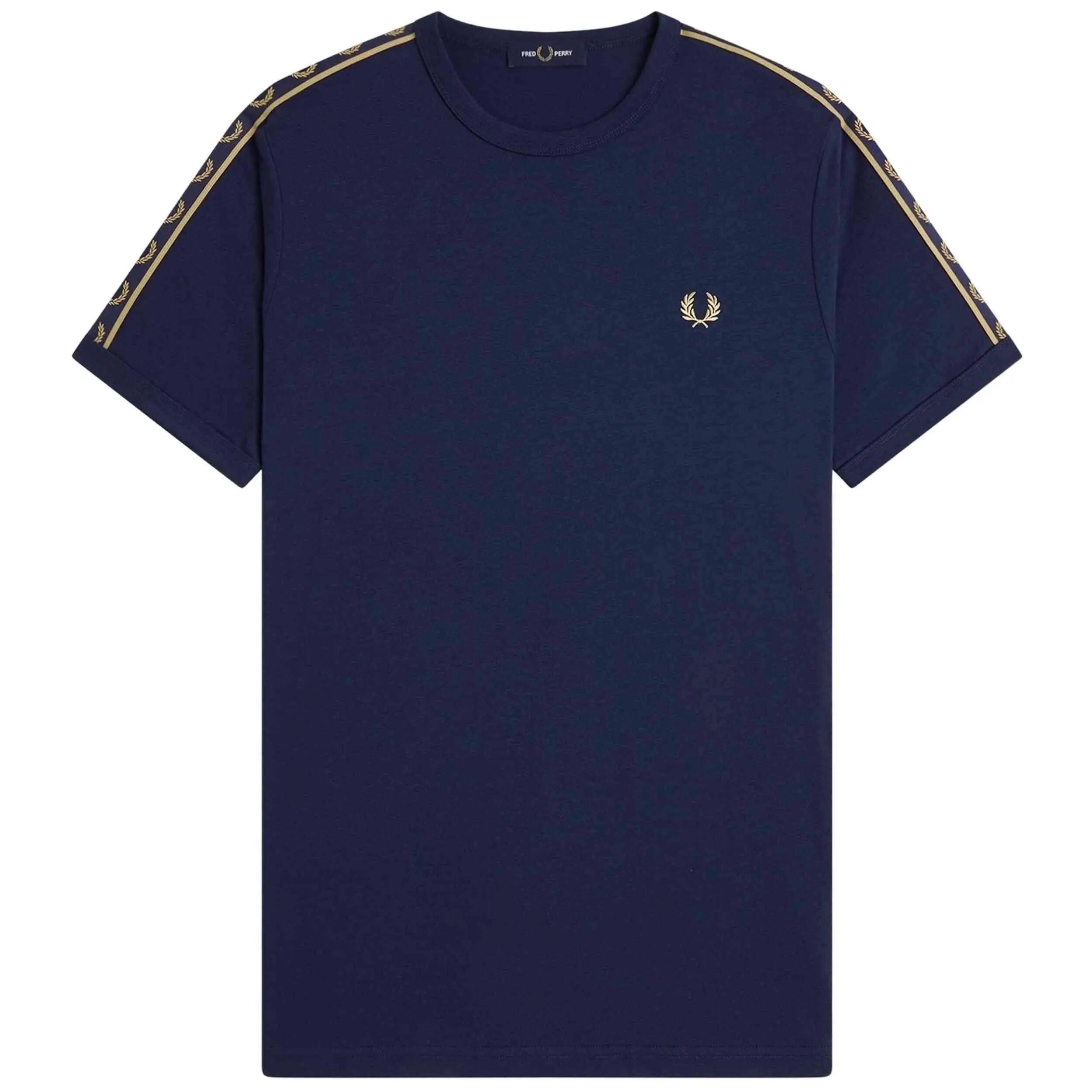 T-shirt Fred perry modelo M4613-91A para homem 3/4
