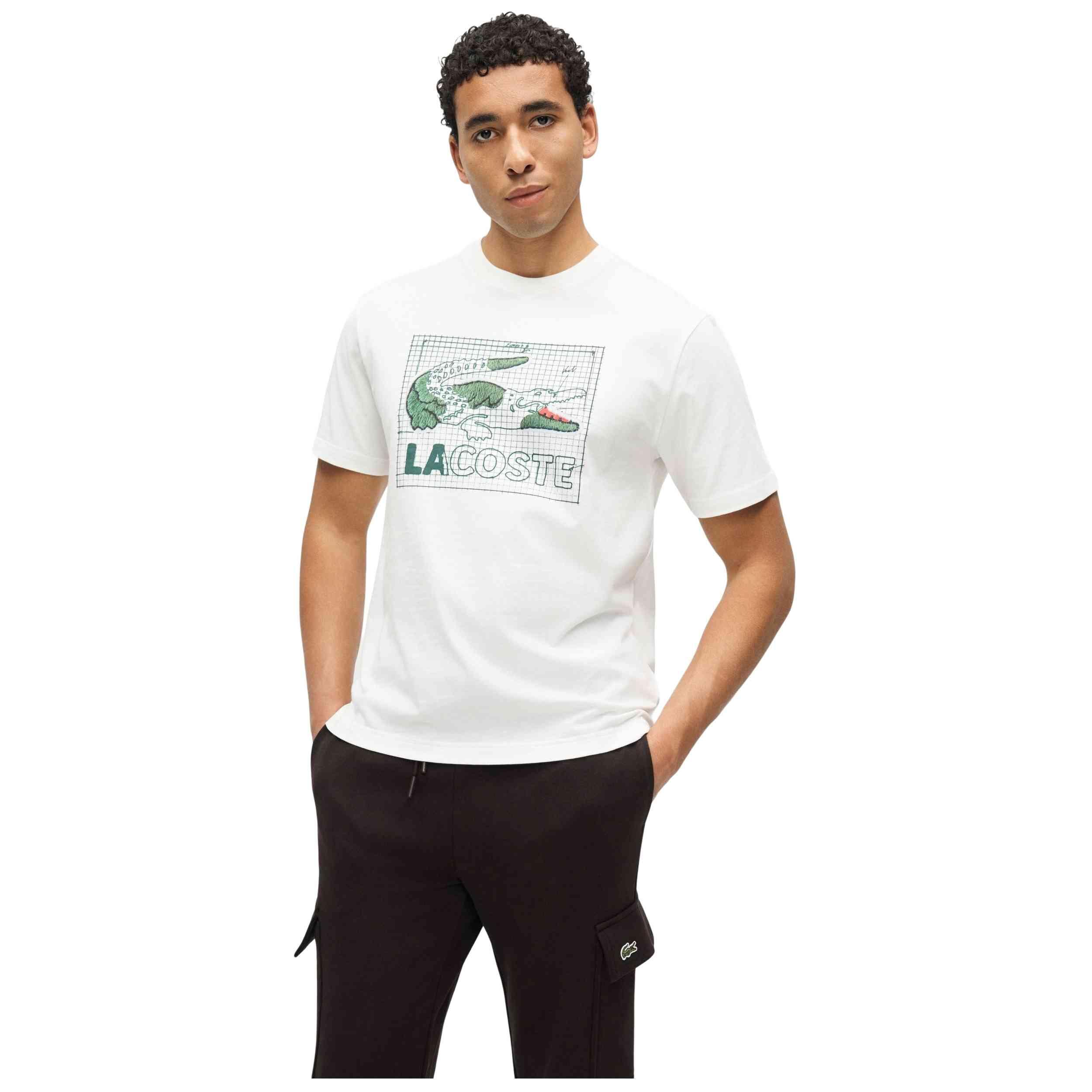 T-shirt Lacoste modèle 124-15625032106328 pour homme 5/5