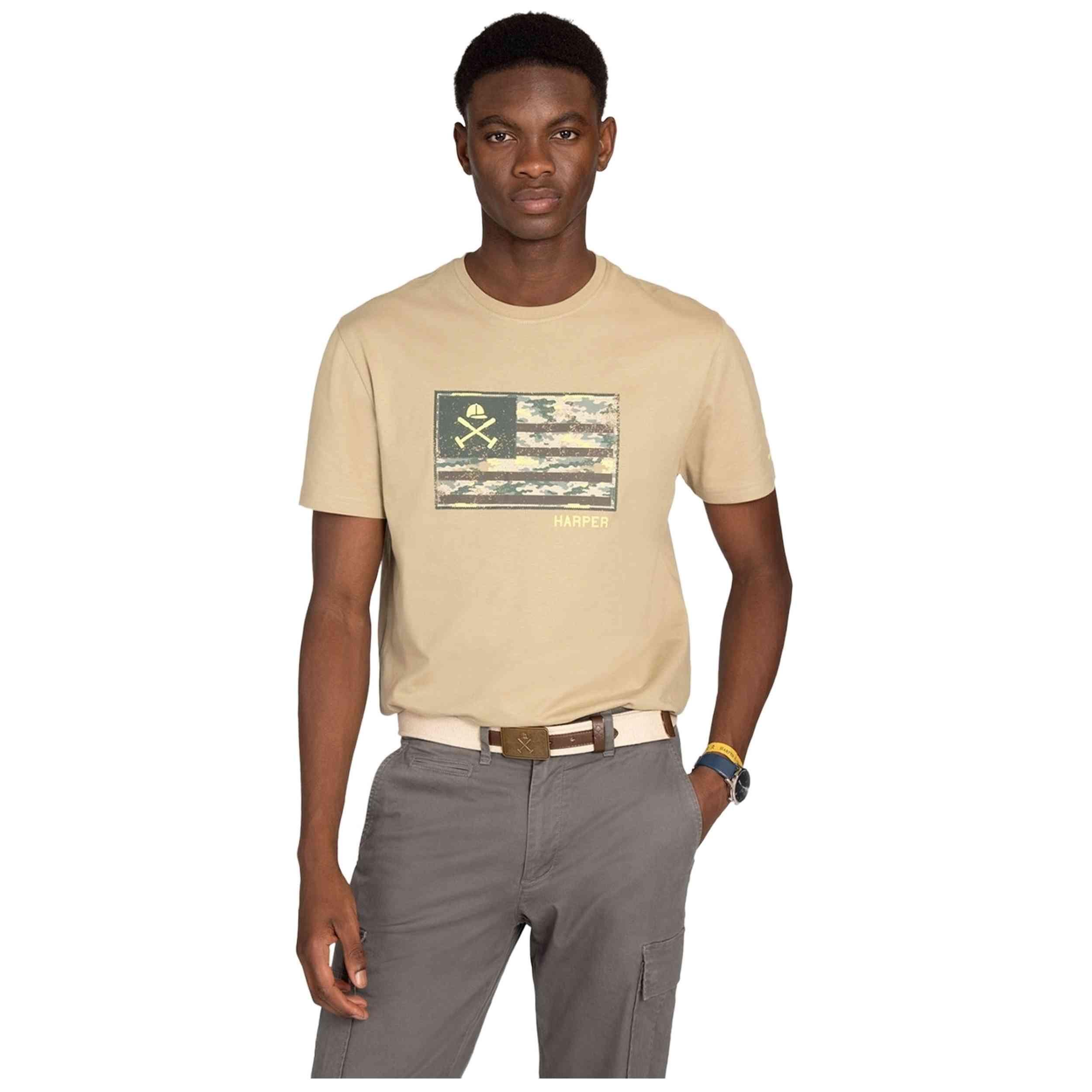 T-shirt met korte mouwen Harper & neyer model CAMISETA USA voor mannen 2/4