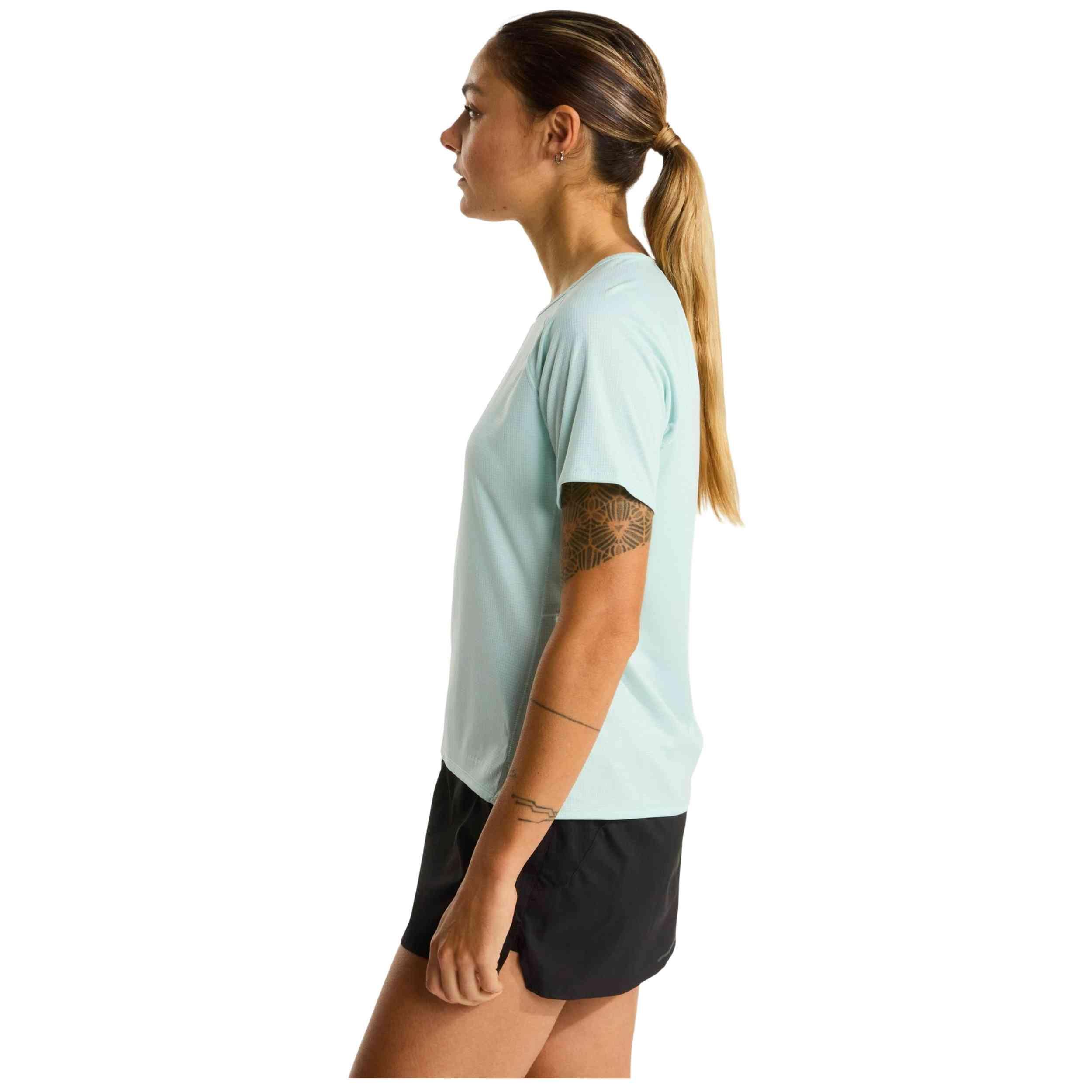 T-shirt met korte mouwen The north face model W SUNRISER SS Opal Fr voor vrouwen 4/5