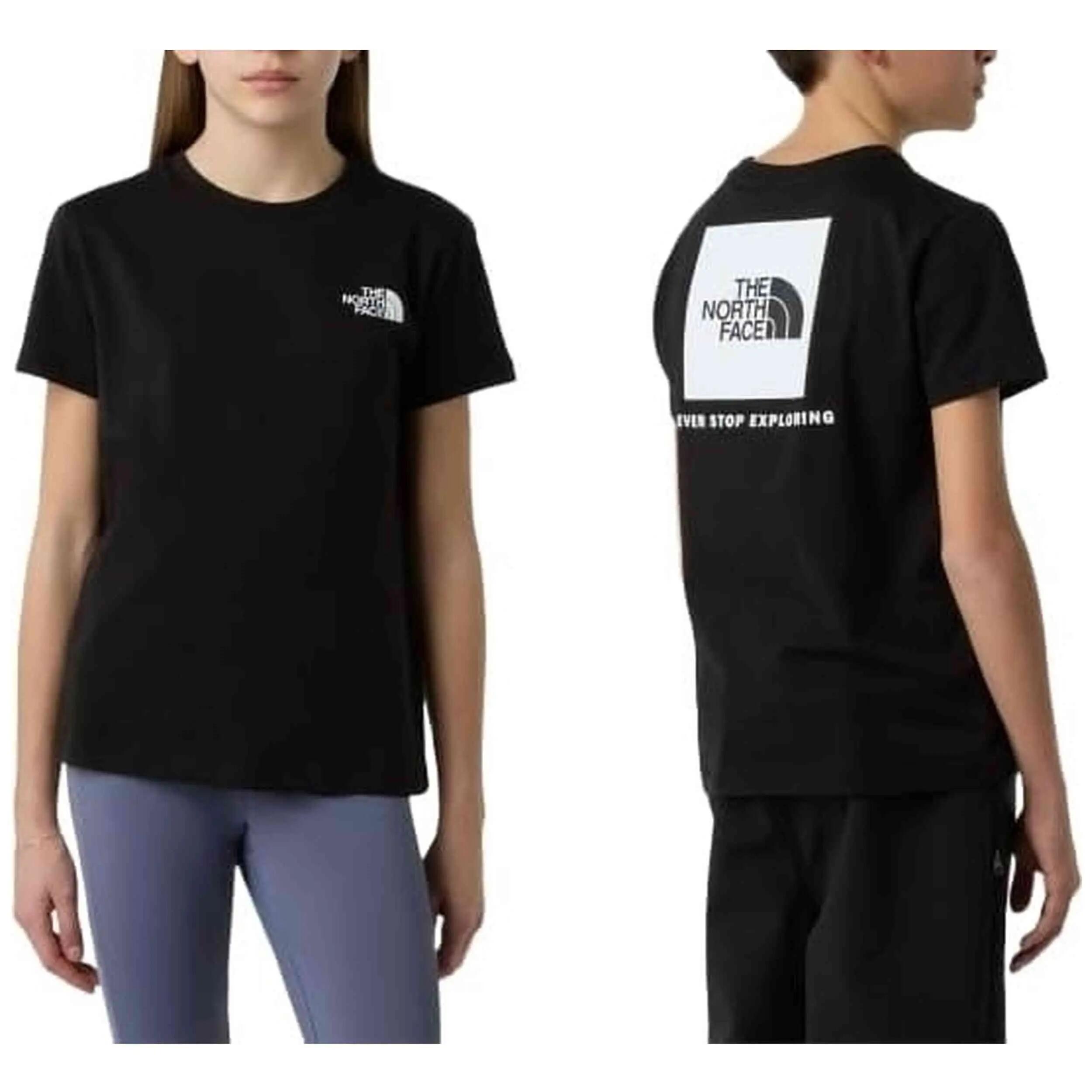 T-shirt The north face modèle TEEN BOX NSE REGULAR SS TEE T pour unisexe enfants 2/5