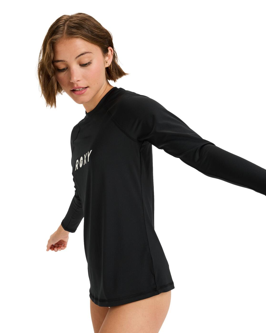 Licra de manga larga ESSENTIALS Negro Mujer 3/4