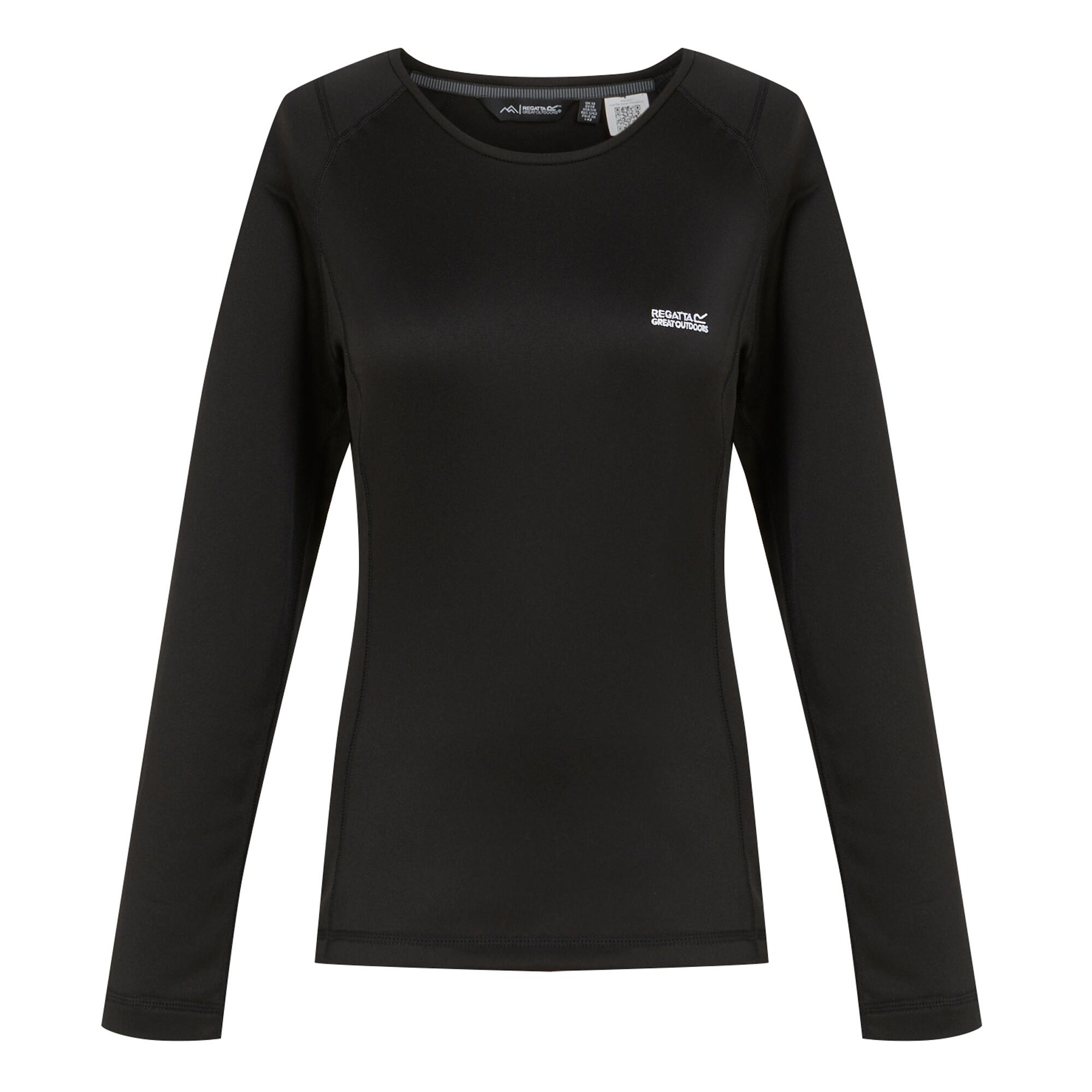 Set Di Strati Di Base Semplice Donna Regatta Nero 3/5