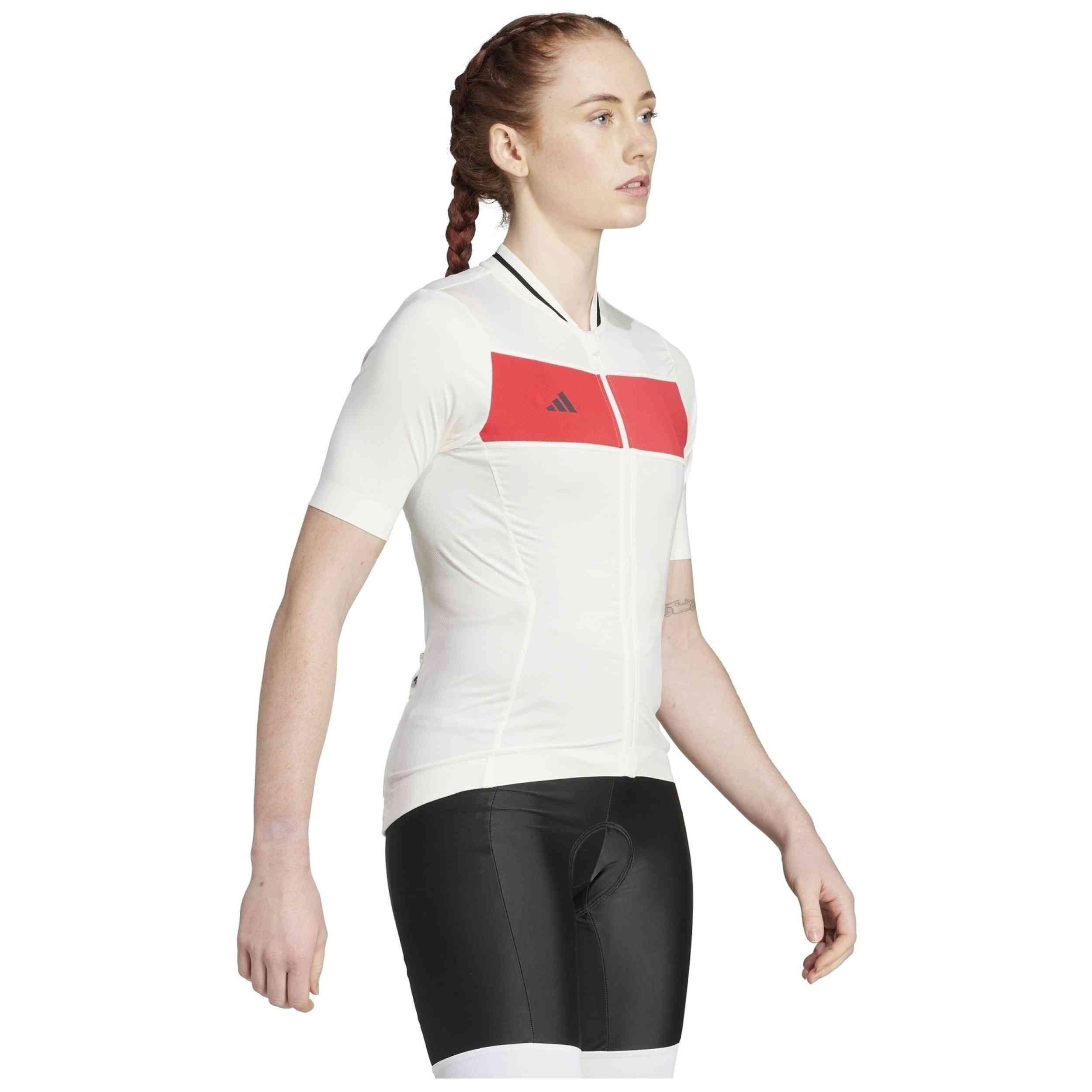 Maglia a maniche corte Adidas modello Maillot adidas Temp JSY manga co per donne 3/5
