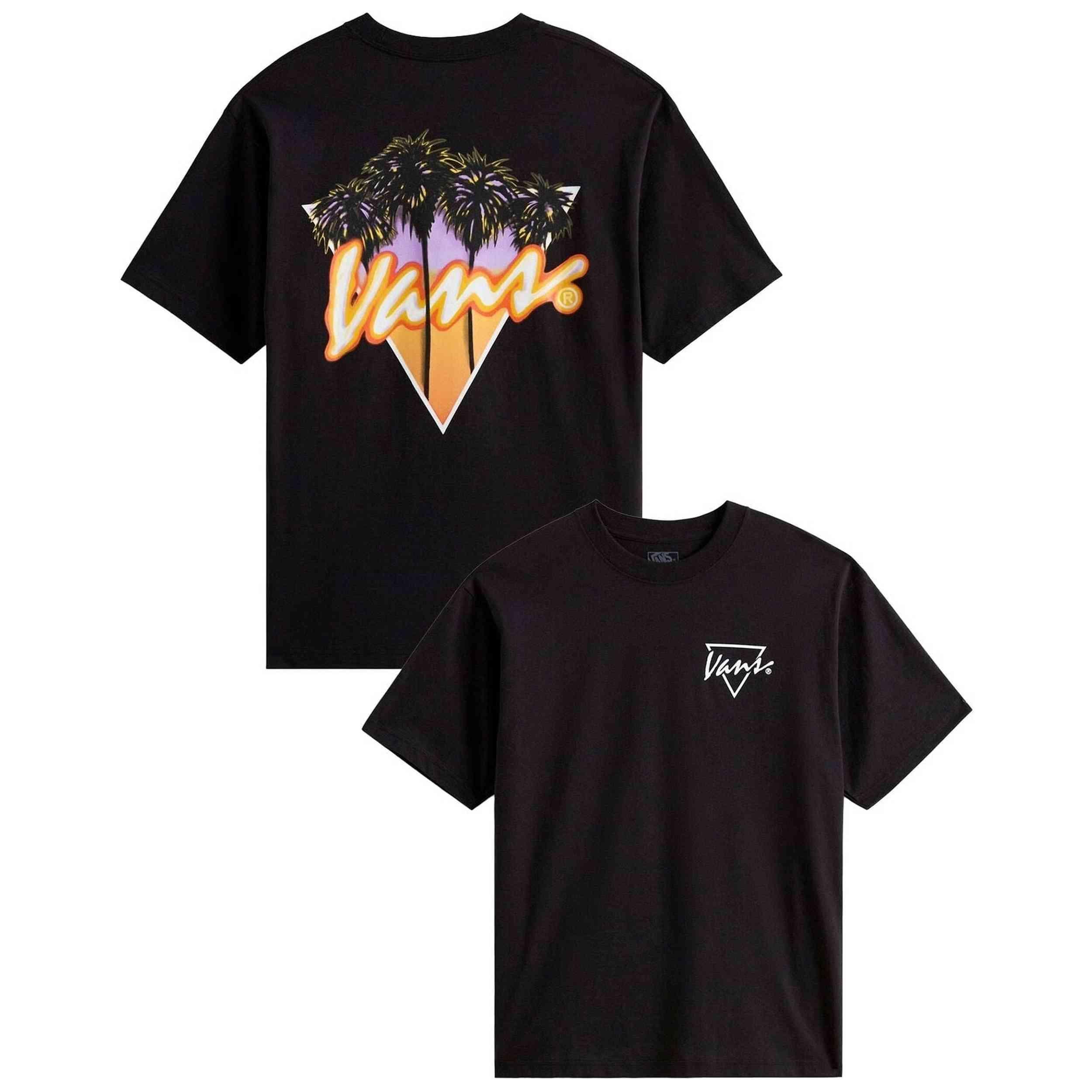 T-shirt Vans modèle Palm Drive SS Tee Black pour homme 3/5