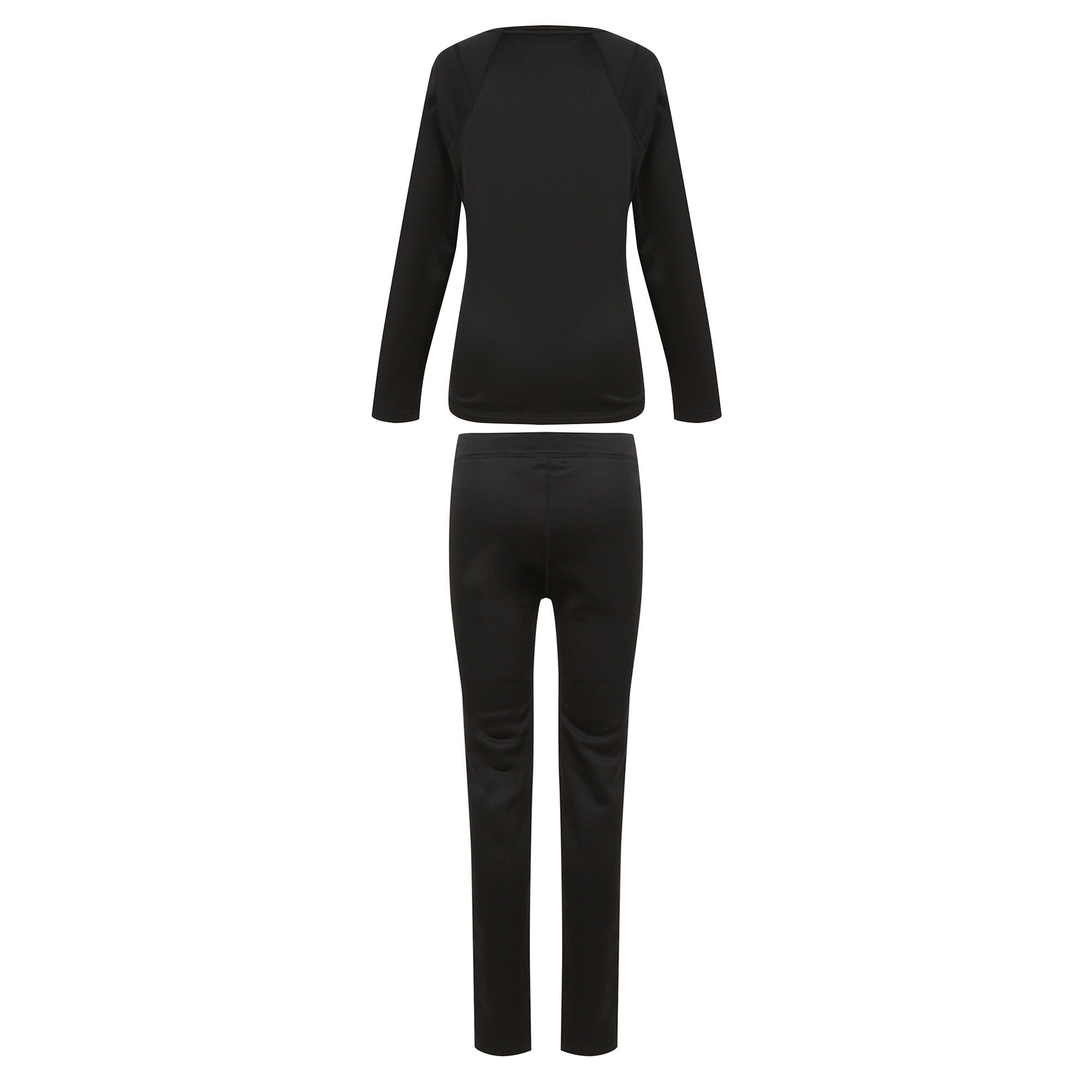 Set Di Strati Di Base Semplice Donna Regatta Nero 2/5