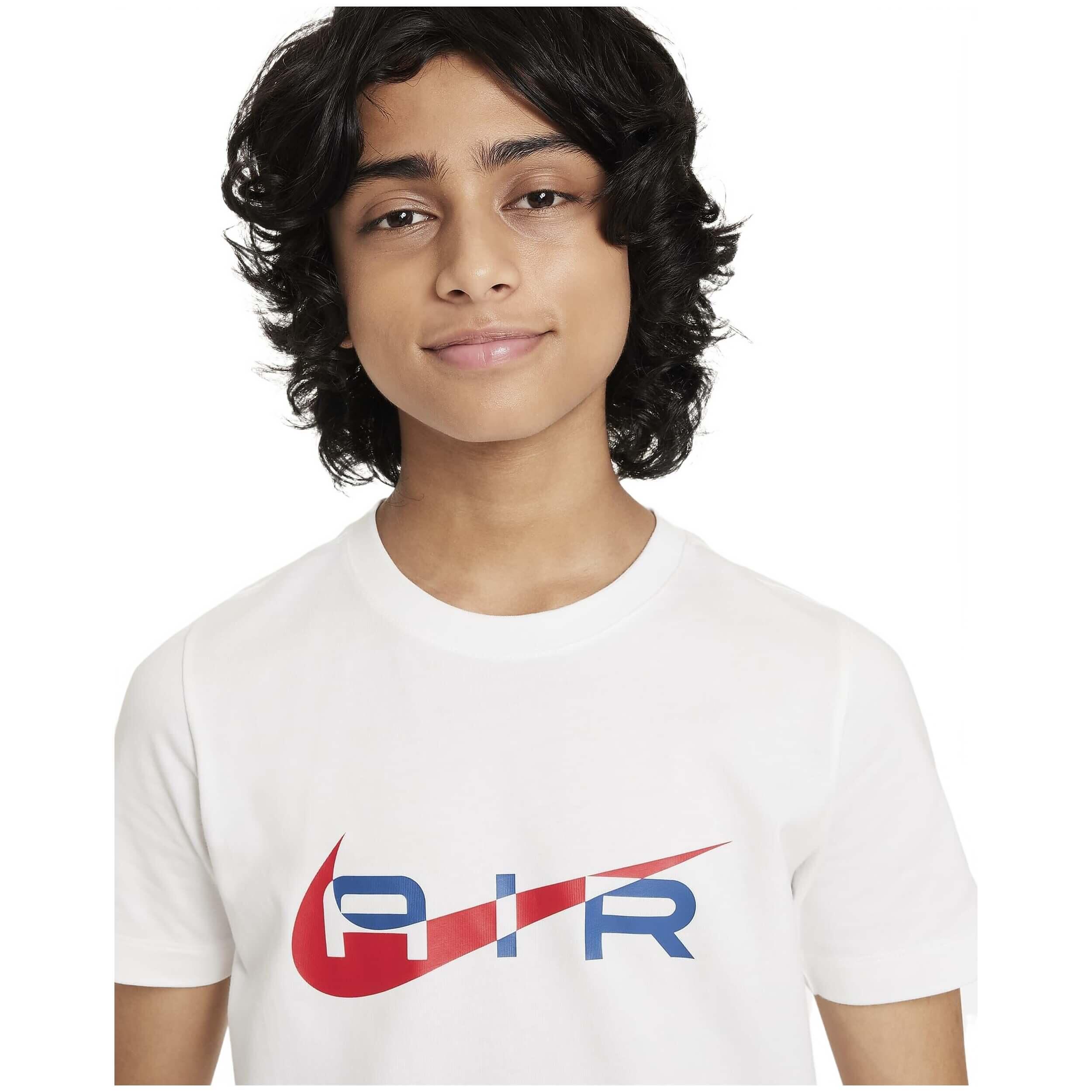 Camiseta de manga corta Nike modelo FV2343-100 para niños 3/4