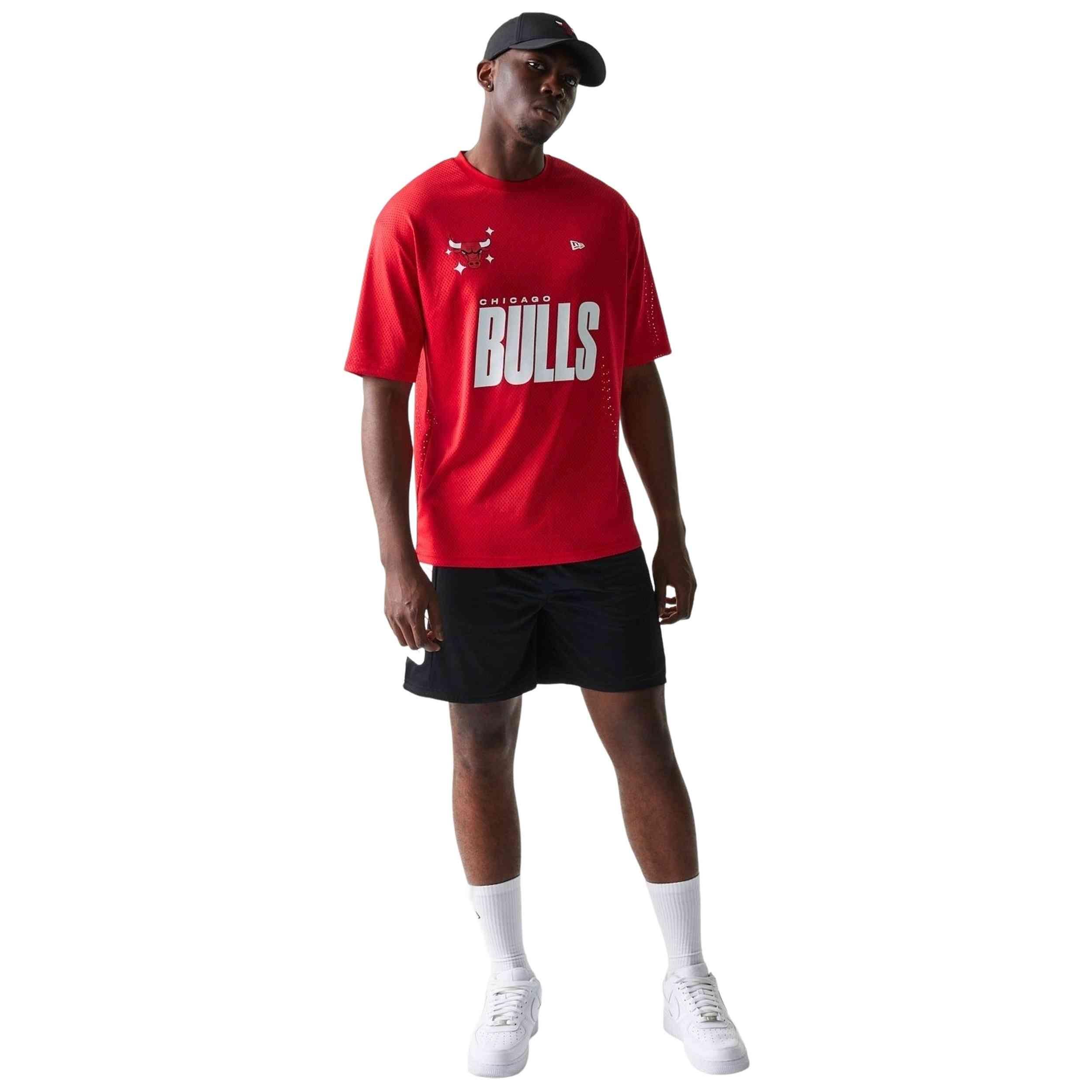 Maglia a maniche corte New era modello NBA GRPHC MESH TEE CHIBUL FDR per uomini 2/5