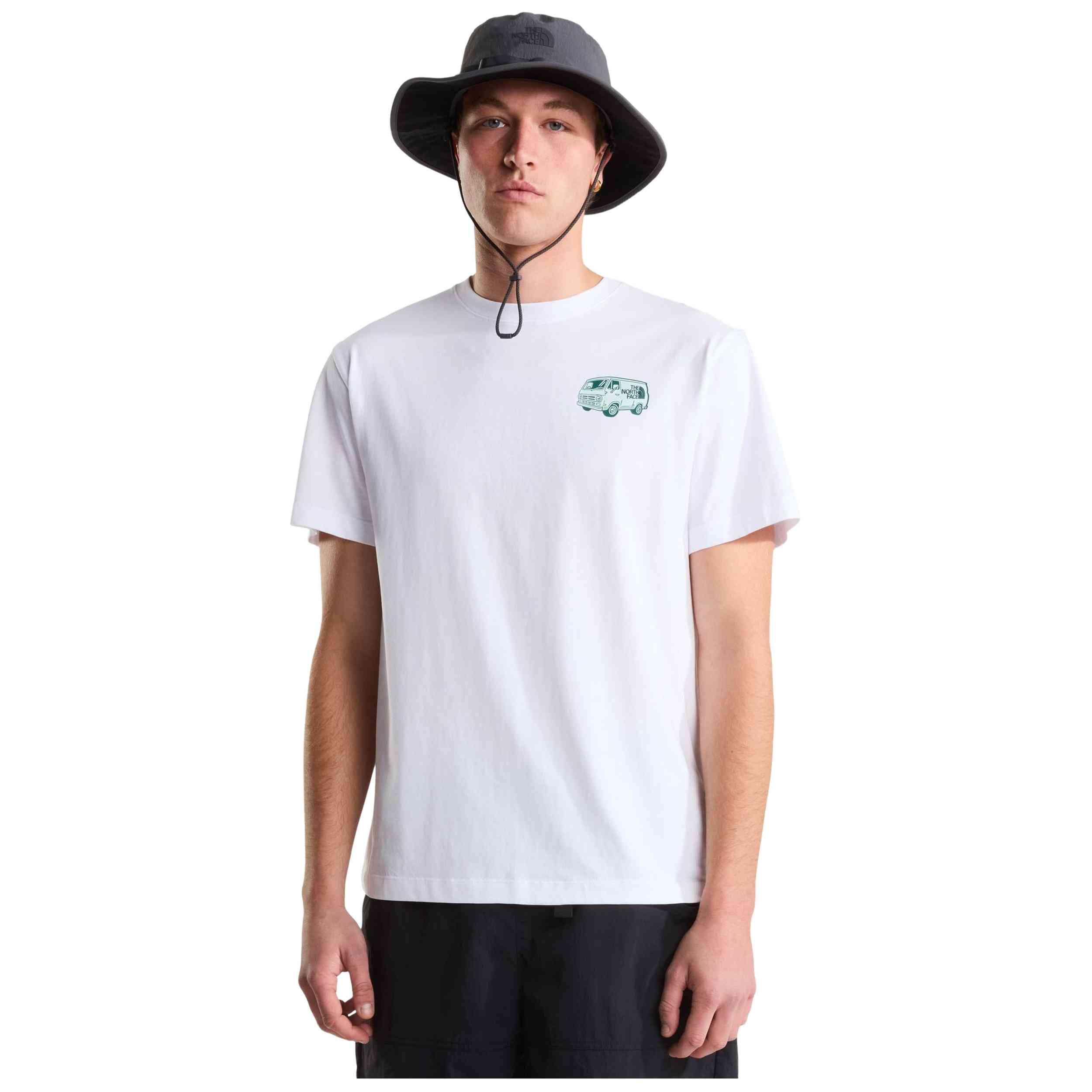 T-shirt The north face modèle M VAN LIFE RELAXED SHORT SLEEVE TEE-GRA pour homme 3/5