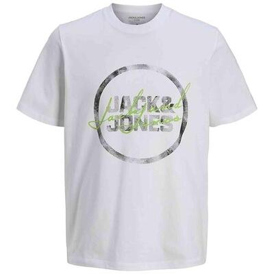 T-shirt met korte mouwen jack&jones model jcoscript tee ss crew neck voor mannen