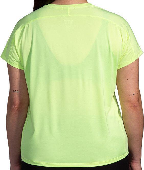 Brooks Sprint Free Run 2.0 Kurzarm Trikot Gelb Damen 2/5