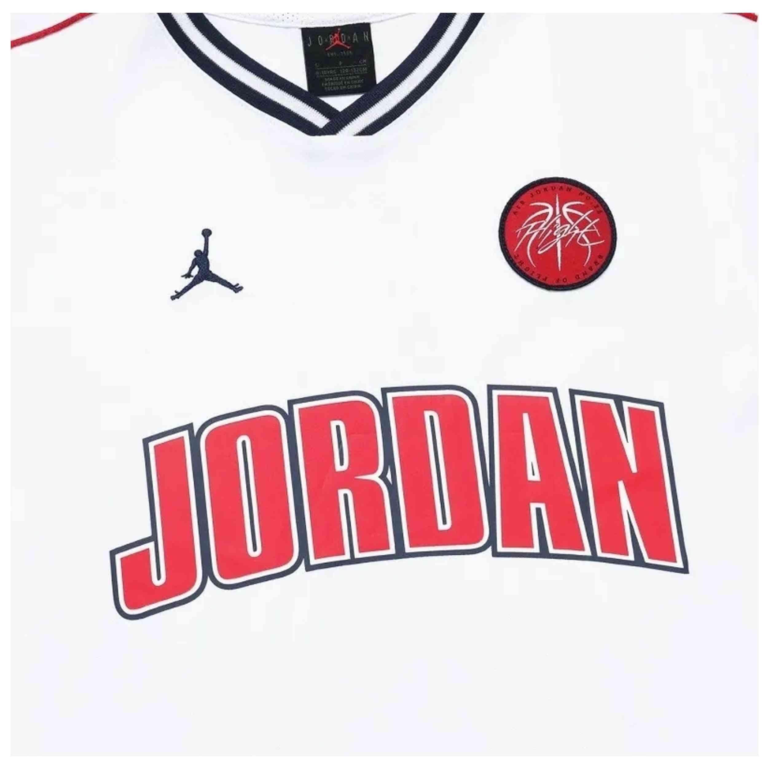 Camiseta de manga corta Jordan modelo 95F217-001 para niños 2/3