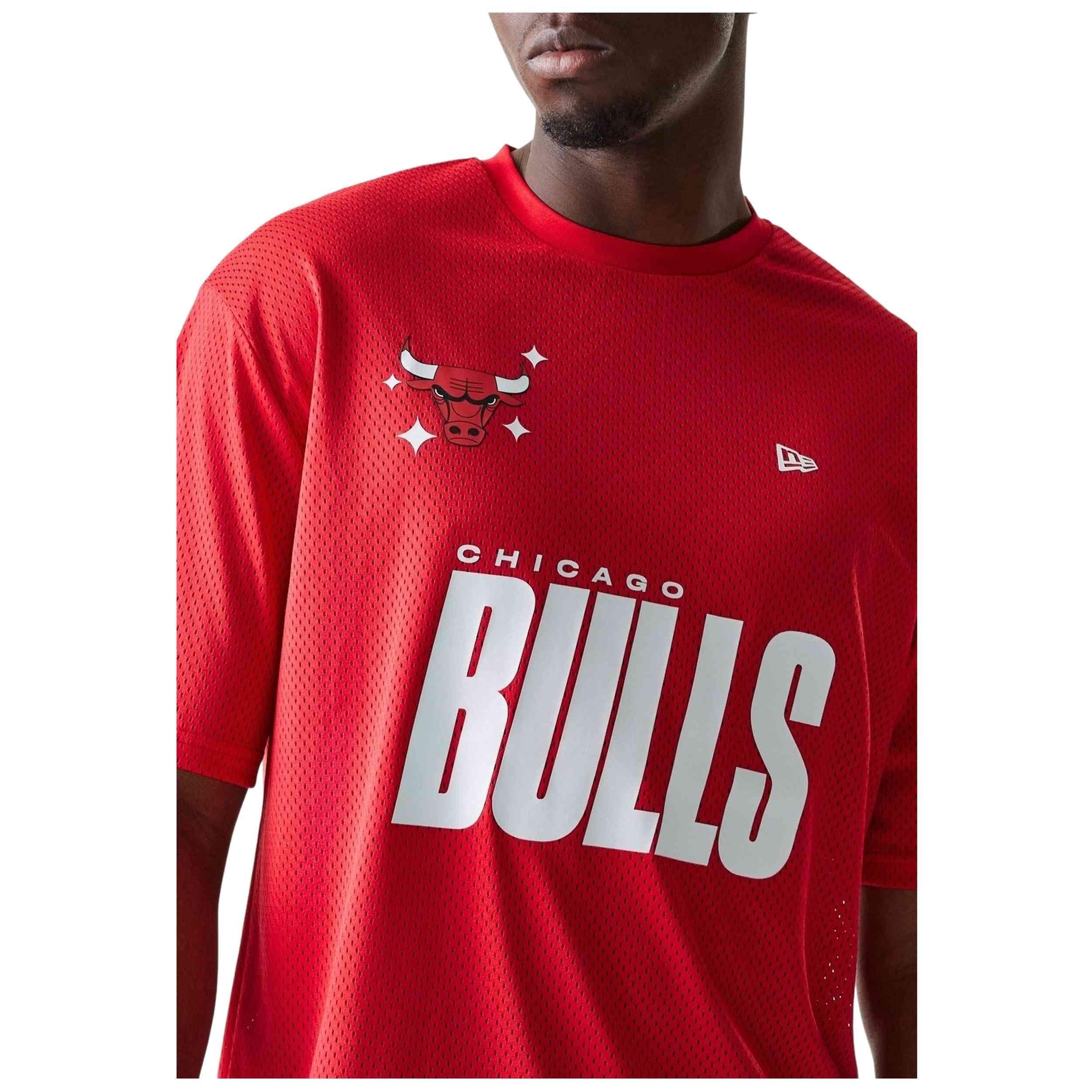 Maglia a maniche corte New era modello NBA GRPHC MESH TEE CHIBUL FDR per uomini 5/5