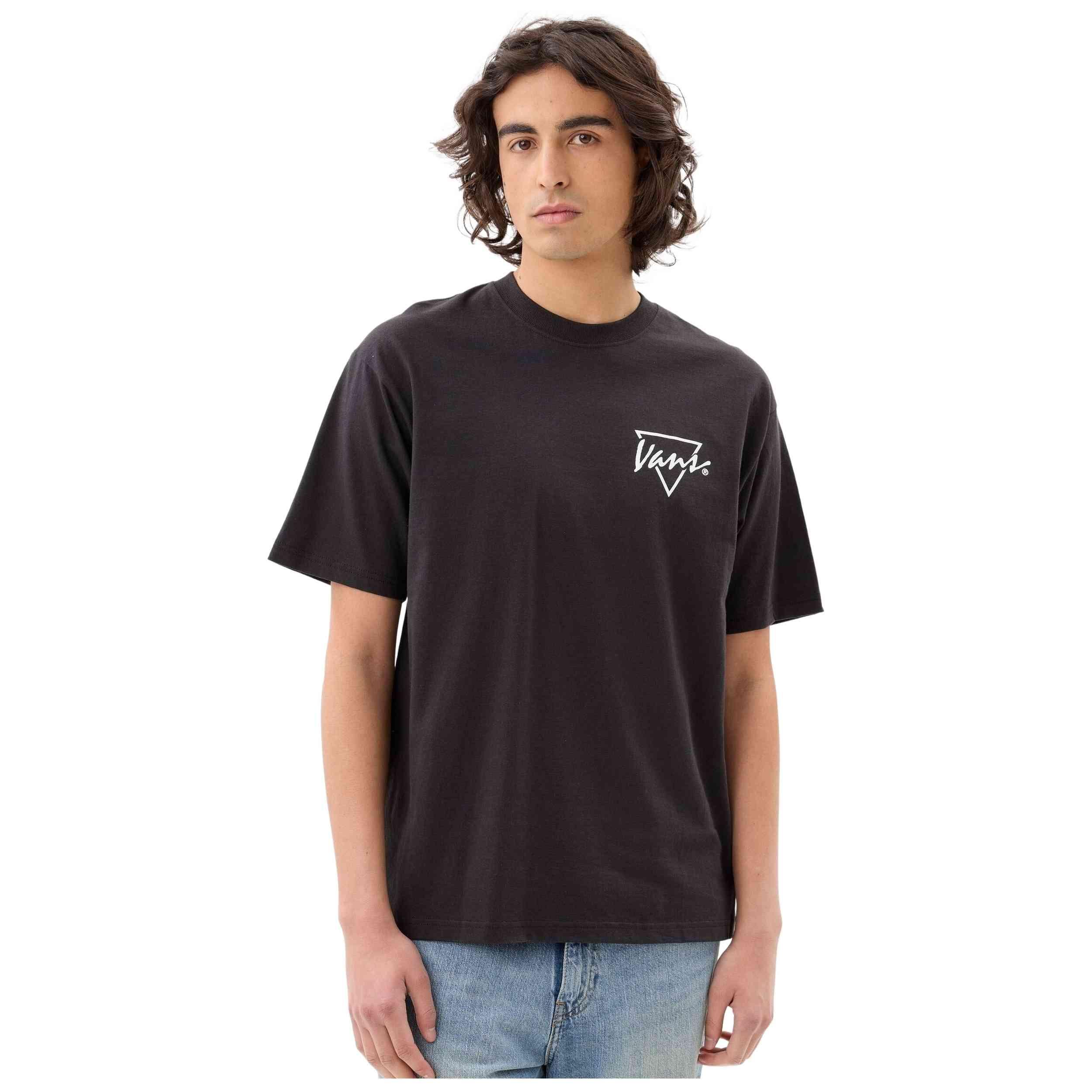 T-shirt Vans modèle Palm Drive SS Tee Black pour homme 5/5