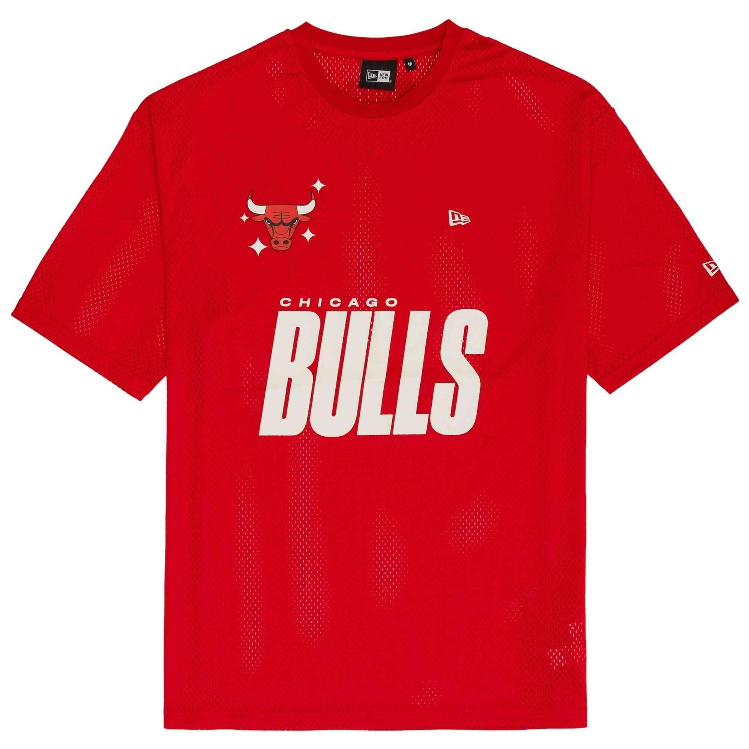 Maglia a maniche corte New era modello NBA GRPHC MESH TEE CHIBUL FDR per uomini 4/5