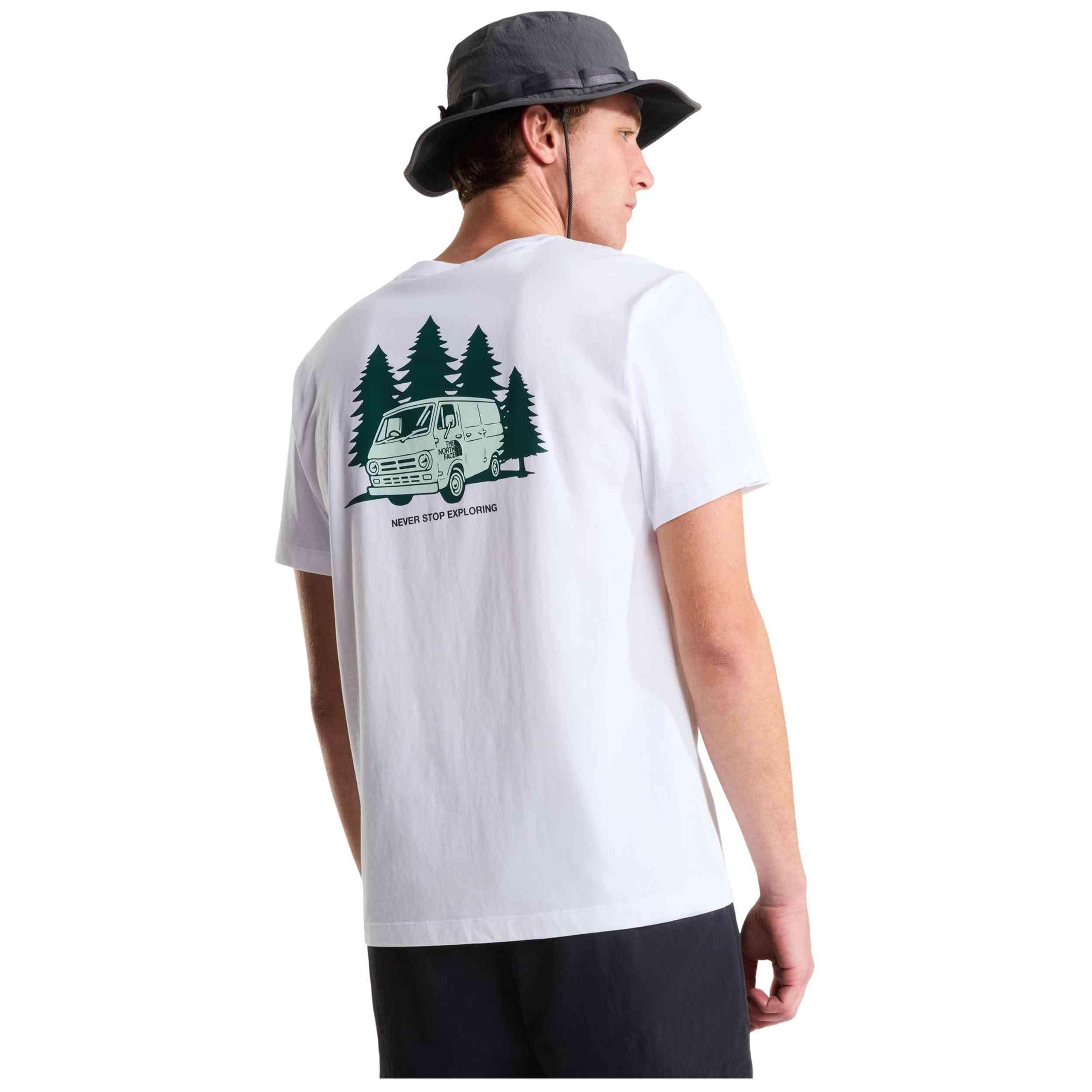 T-shirt The north face modèle M VAN LIFE RELAXED SHORT SLEEVE TEE-GRA pour homme 5/5