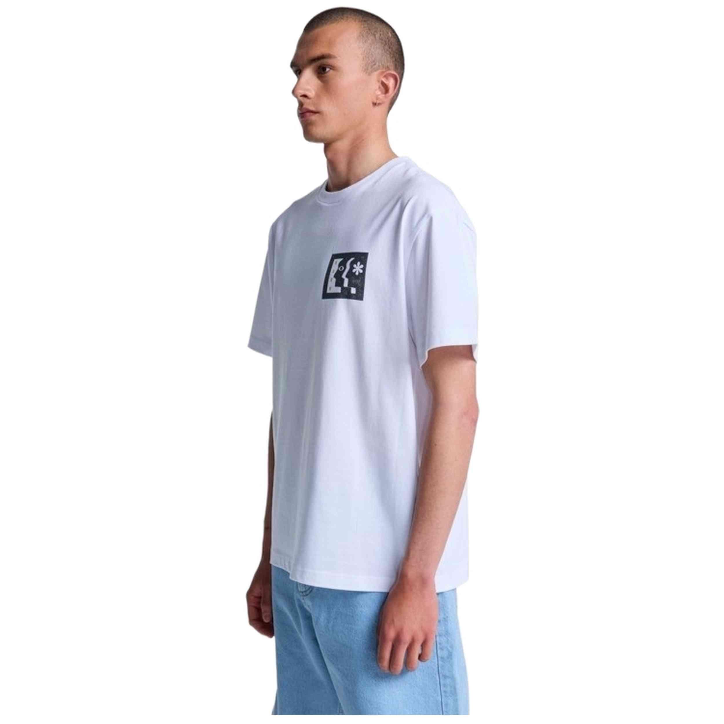 T-shirt met korte mouwen Rvca model EVYZT00339-WHT voor mannen 3/3