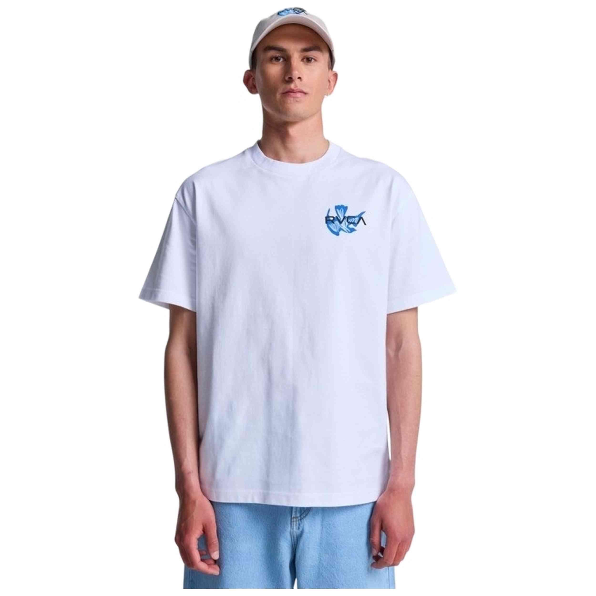 T-shirt Rvca modelo EVYZT00314-WHT para homem 2/2