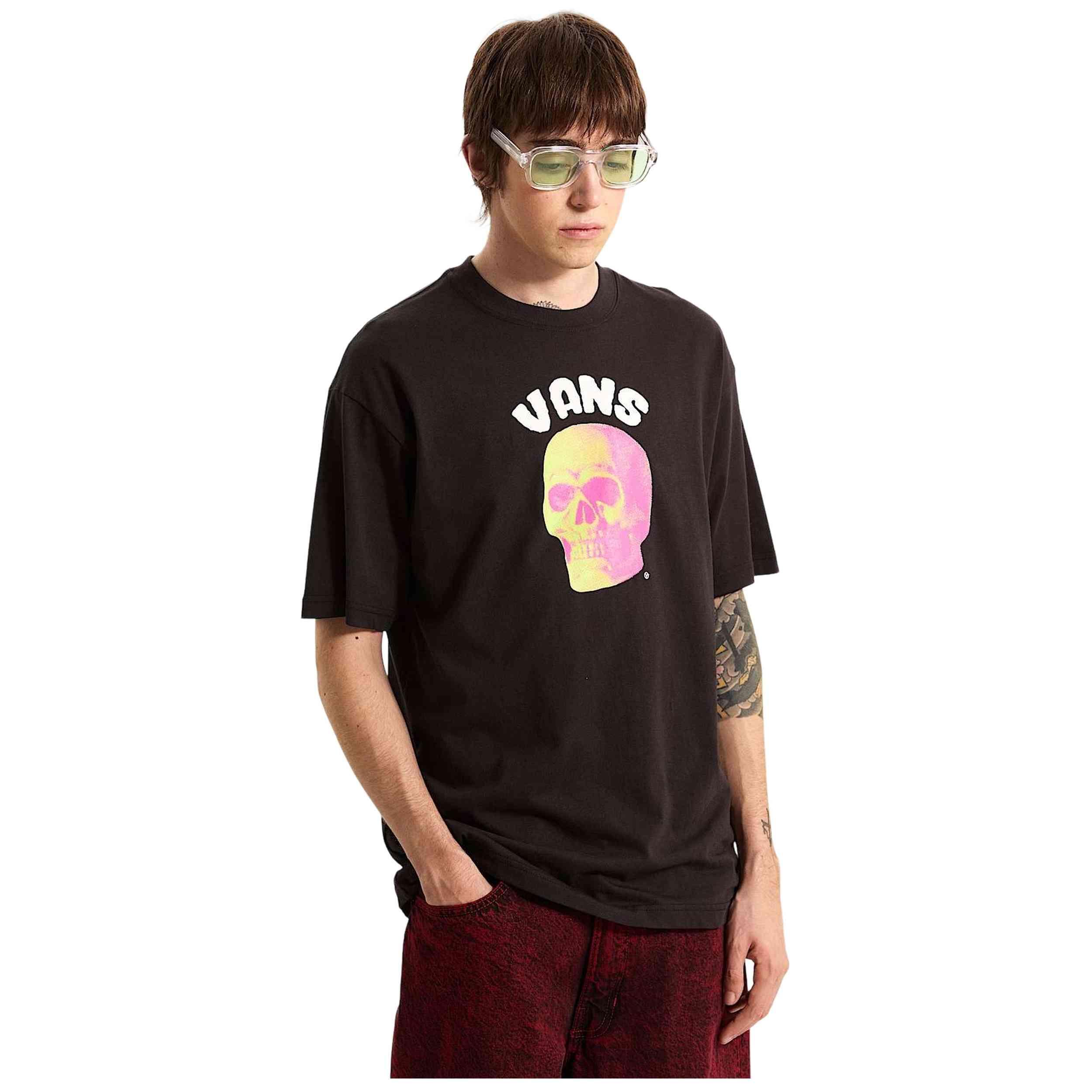 T-shirt met korte mouwen Vans model Bone Head voor unisex 3/5