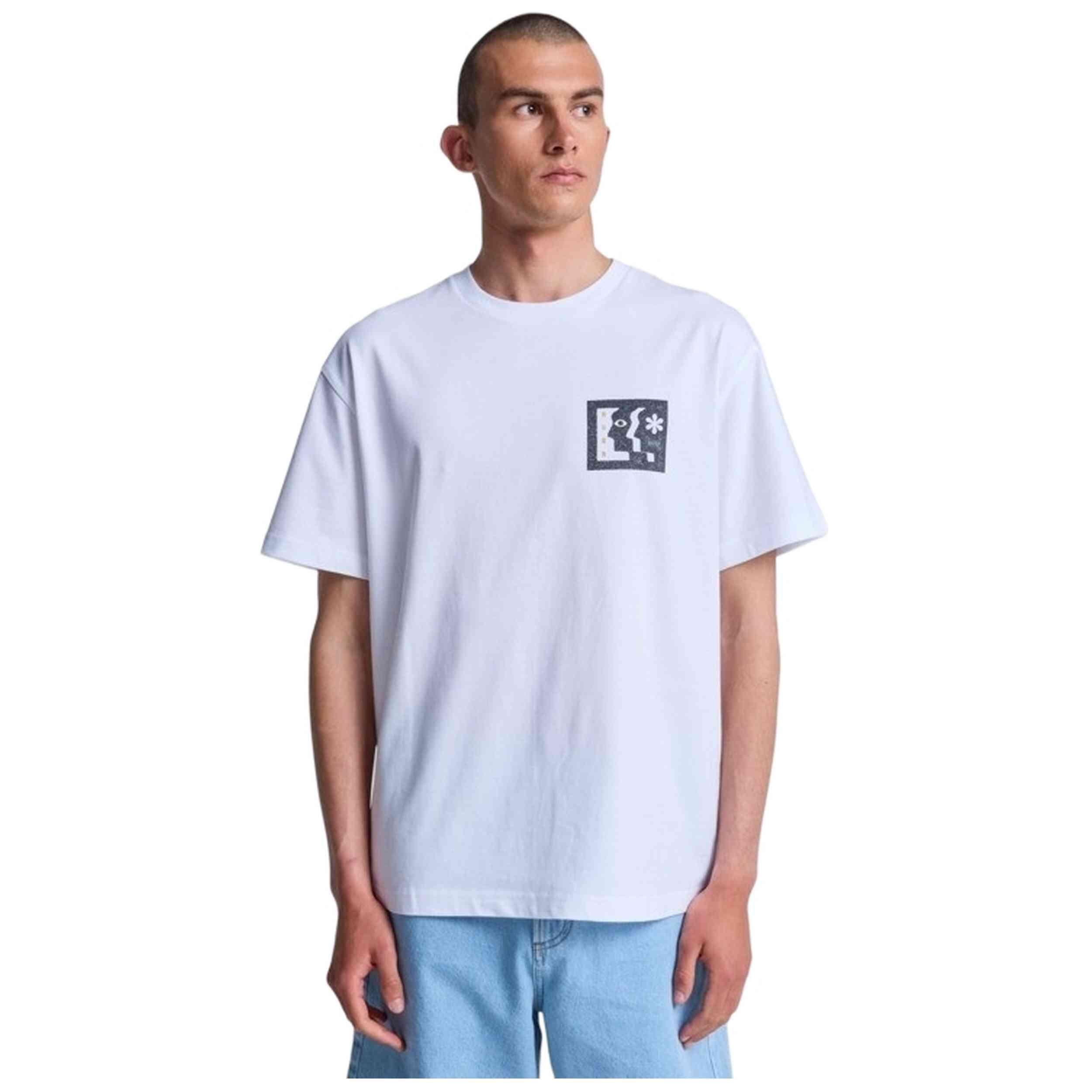 T-shirt met korte mouwen Rvca model EVYZT00339-WHT voor mannen 2/3