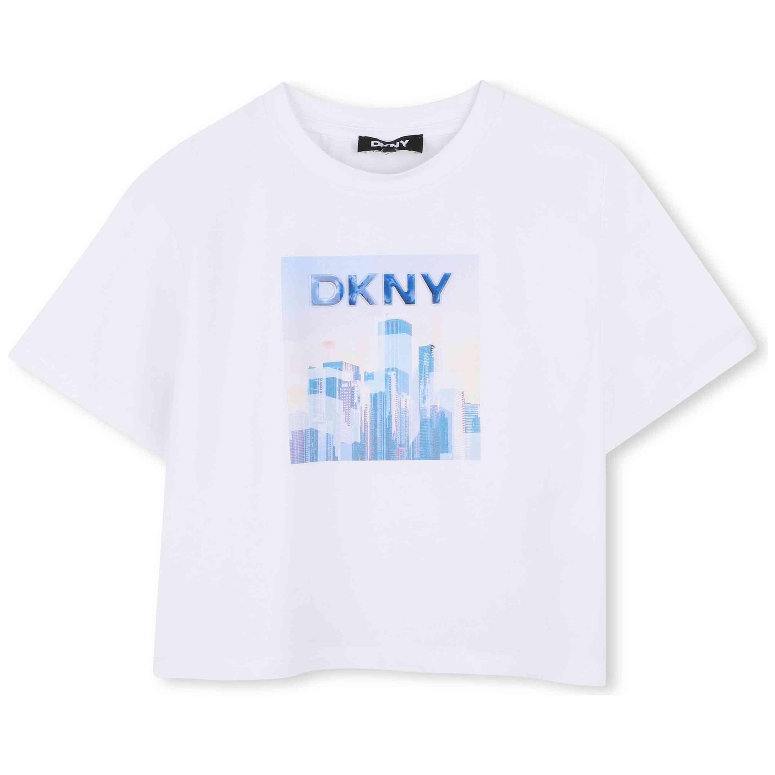 Kurzarmshirt Dkny Modell D62621-N48 für mädchen 2/4