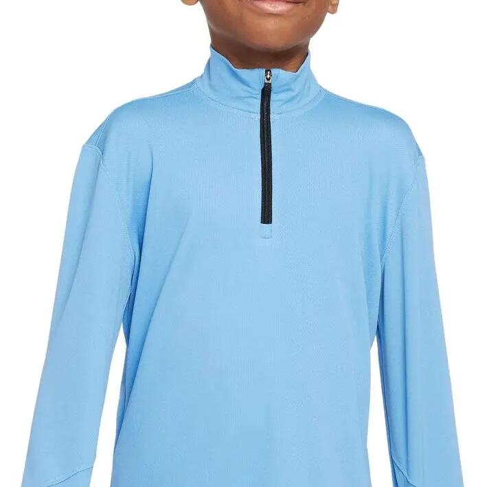 Boys' Nike Dri-Fit Multi UV Blue 1/2 zip top
