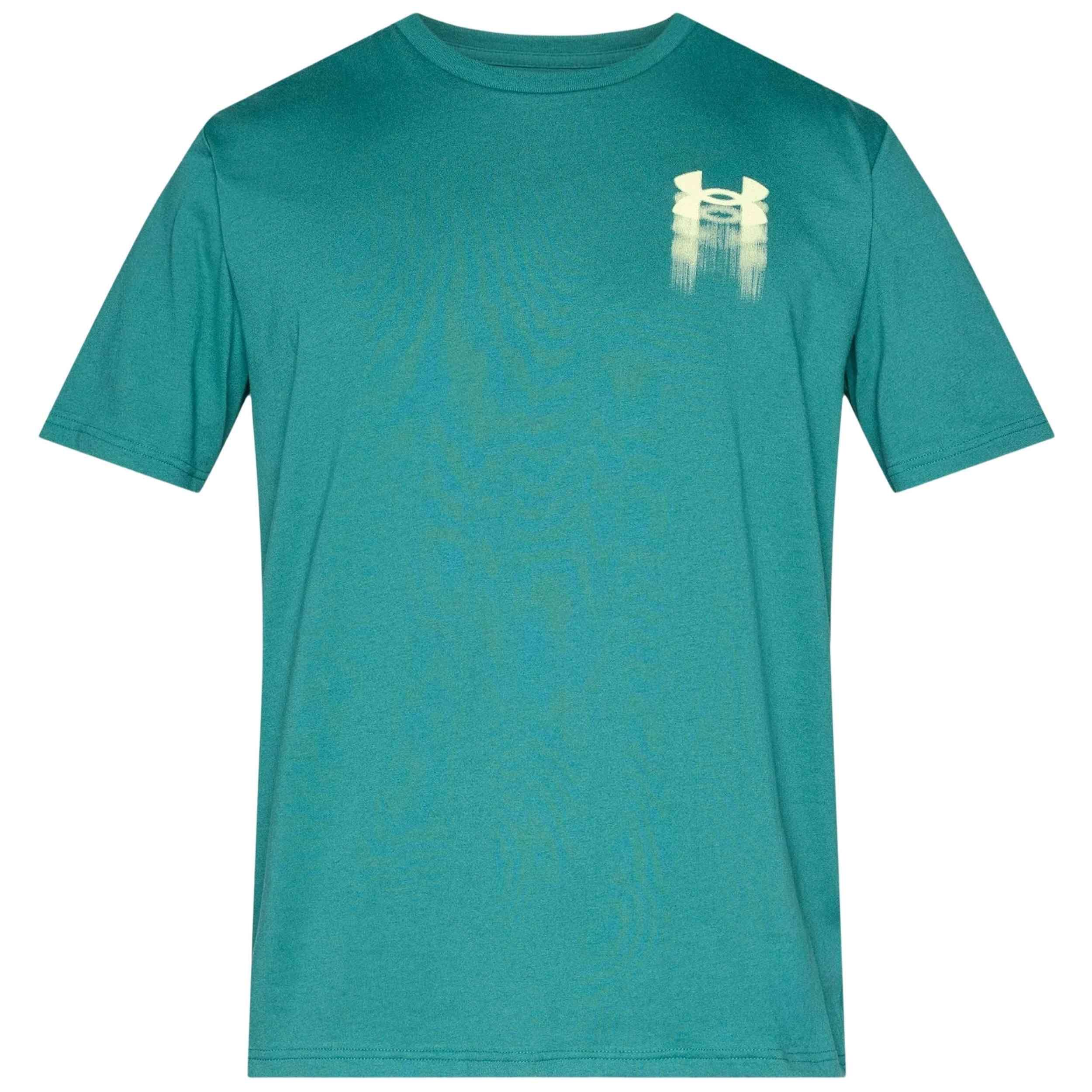 T-shirt met korte mouwen Under armour model UA M BLUR LOGO SS voor mannen 5/5