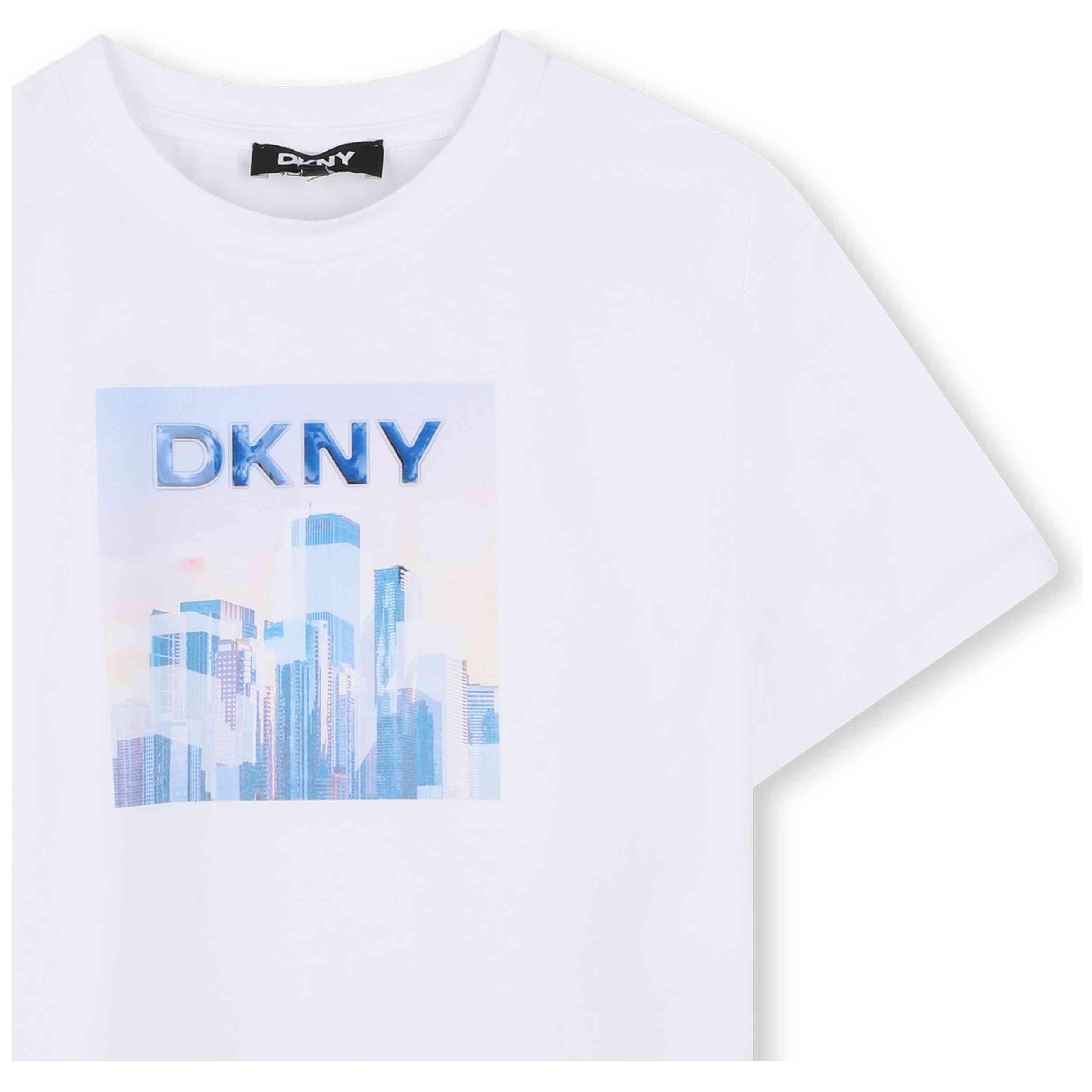 Kurzarmshirt Dkny Modell D62621-N48 für mädchen 4/4