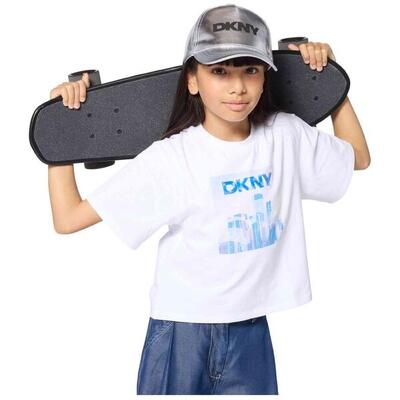 T-shirt met korte mouwen dkny model d62621-n48 voor meisjes