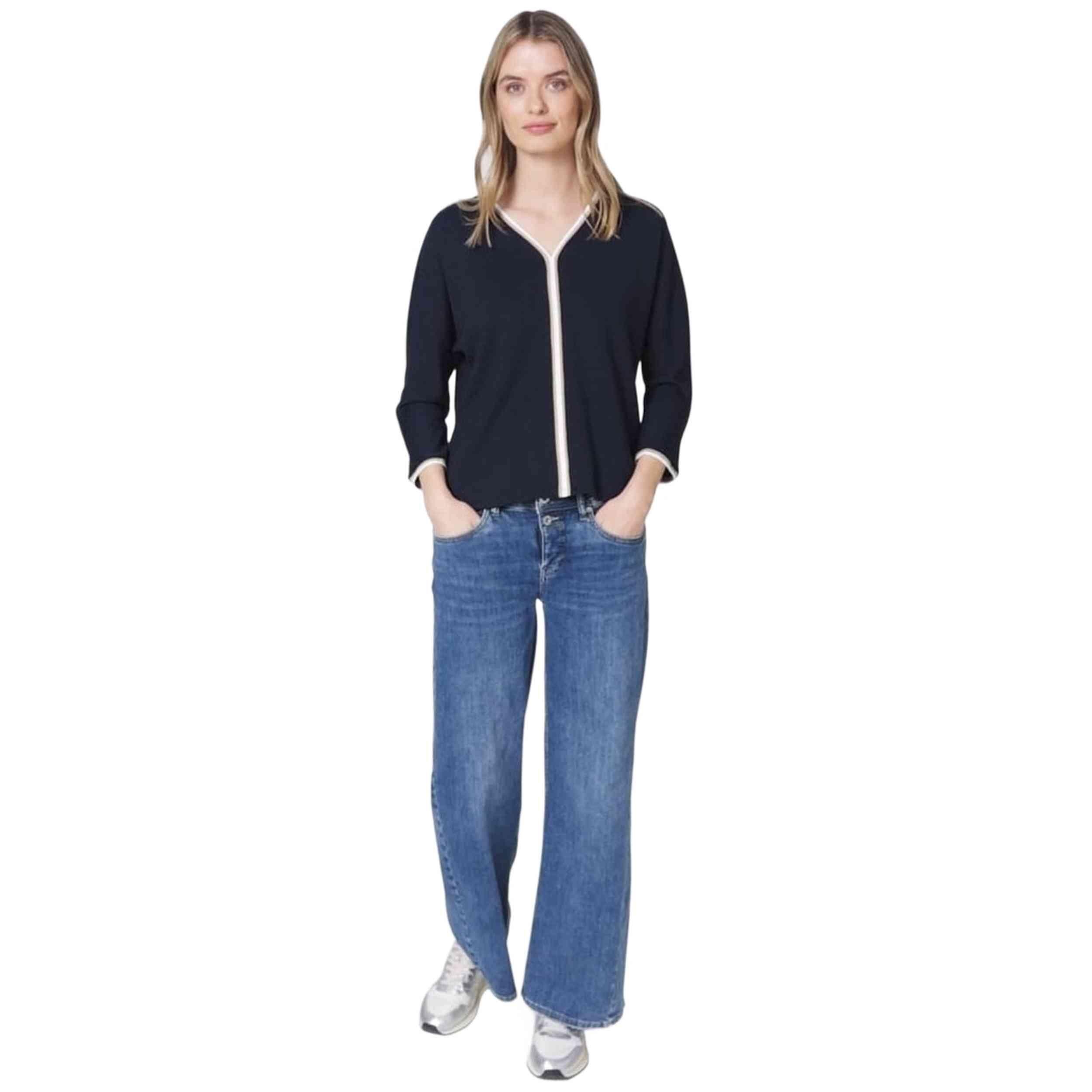 T-shirt met korte mouwen Street one model 324793 Shirt w. stripped voor vrouwen 2/5