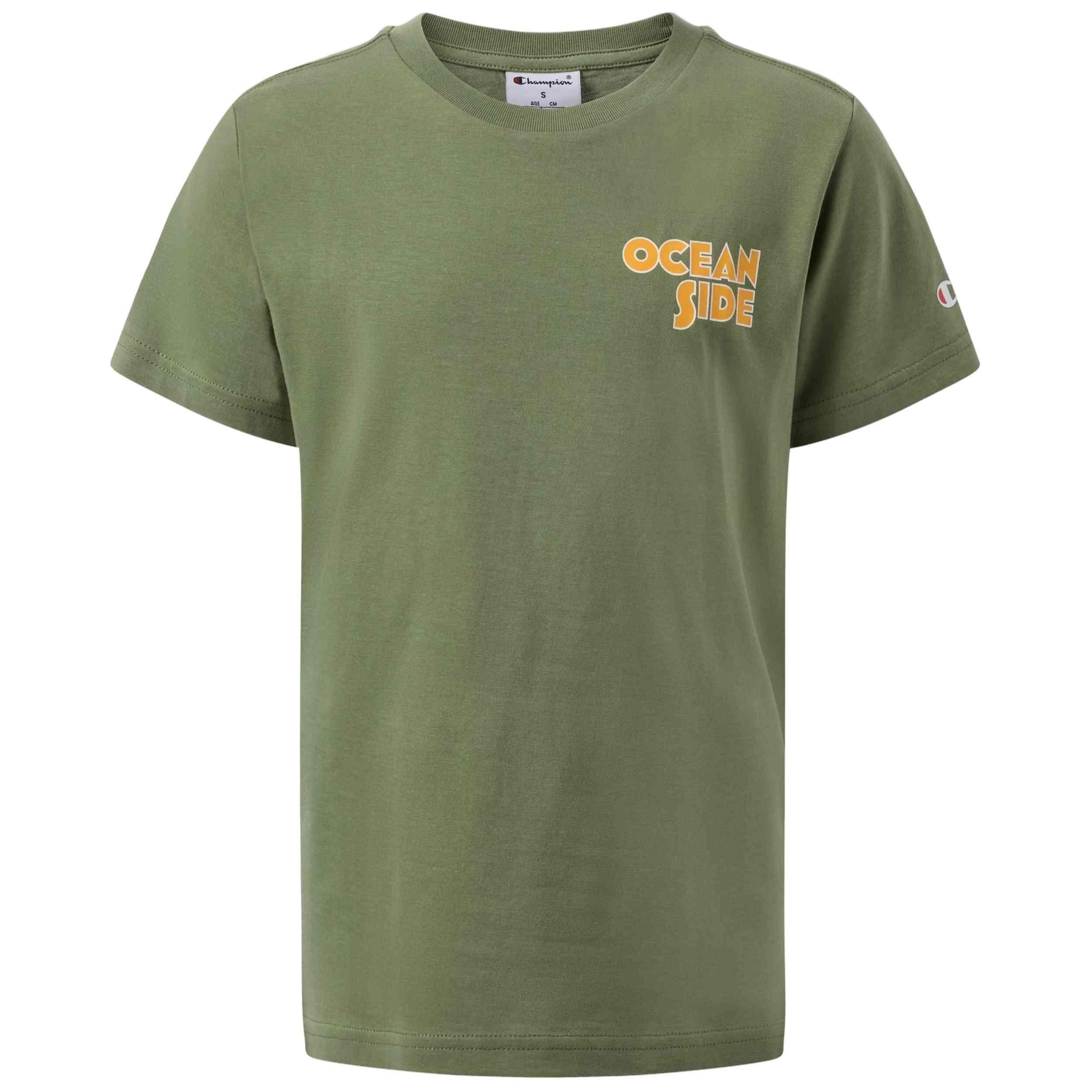 T-shirt Champion modelo 307512-GS156 para crianças unissex 3/4