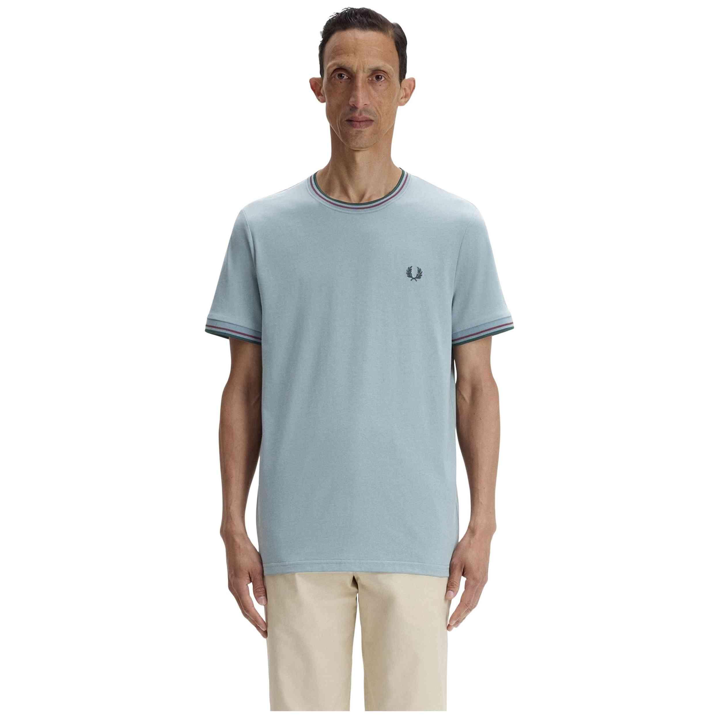 Kurzarmshirt Fred perry Modell M158898A für männer 5/5