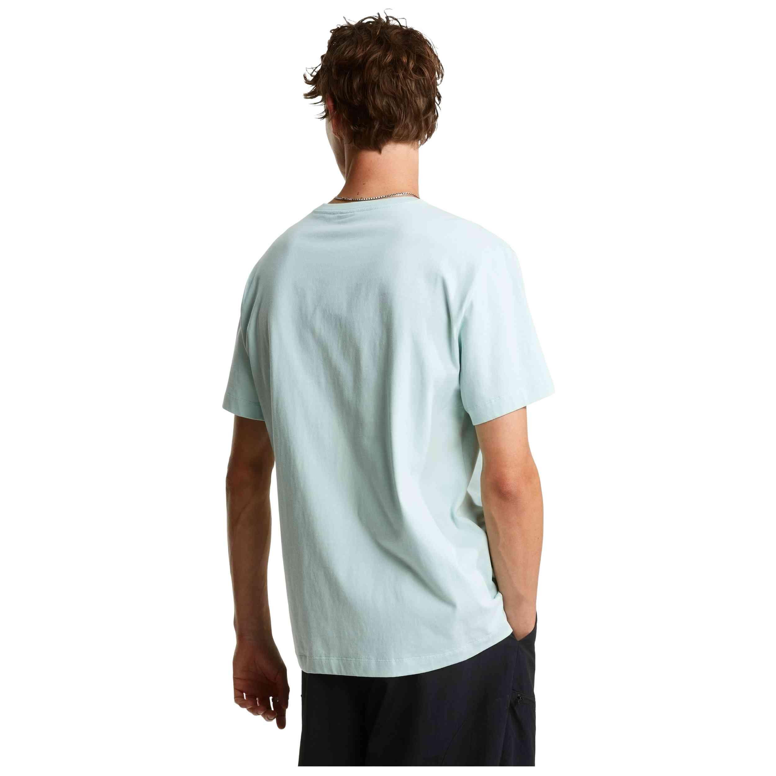 T-shirt met korte mouwen The north face model M ESSENTIAL CENTER LOG voor unisex 3/5