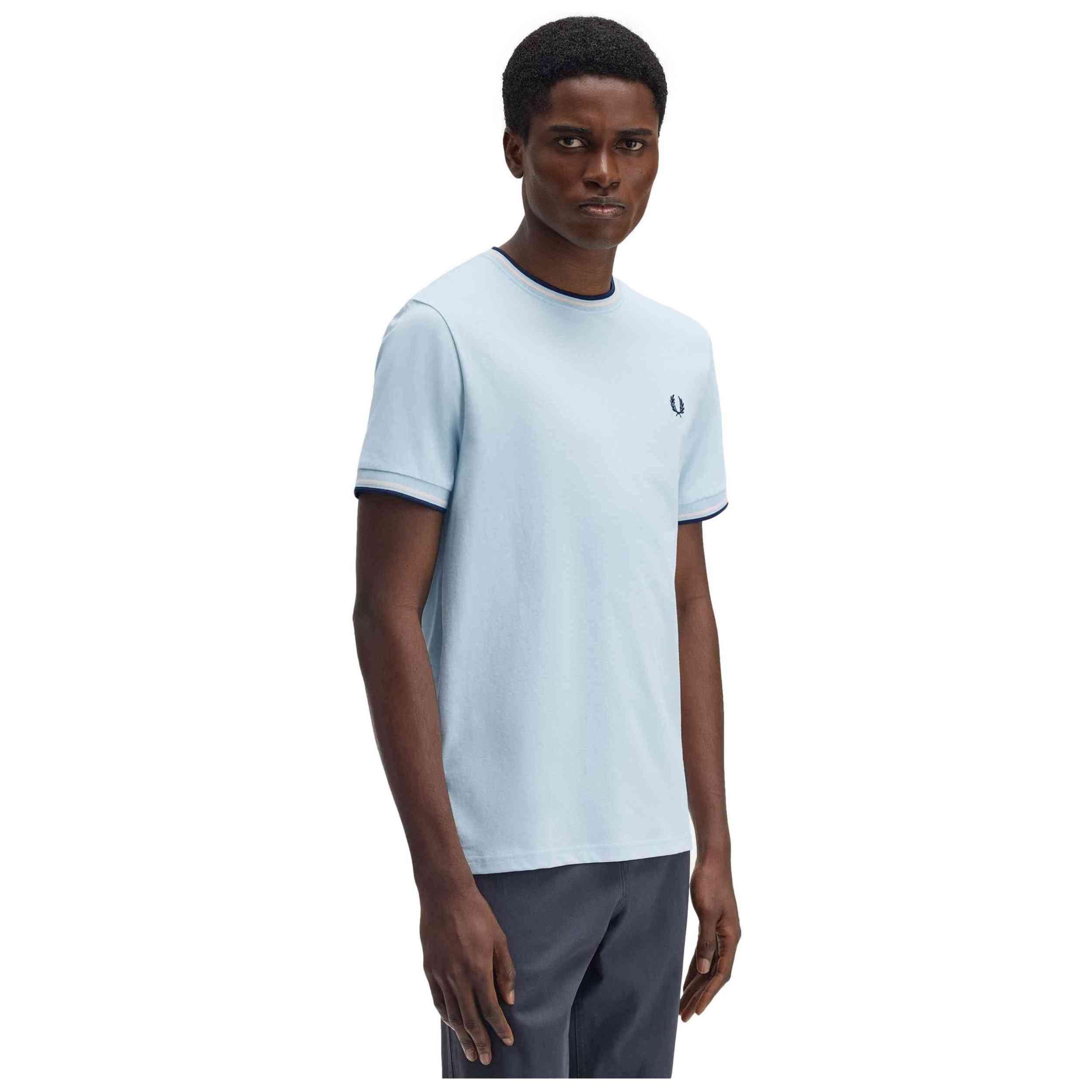 Kurzarmshirt Fred perry Modell M1588Z54 für männer 2/5