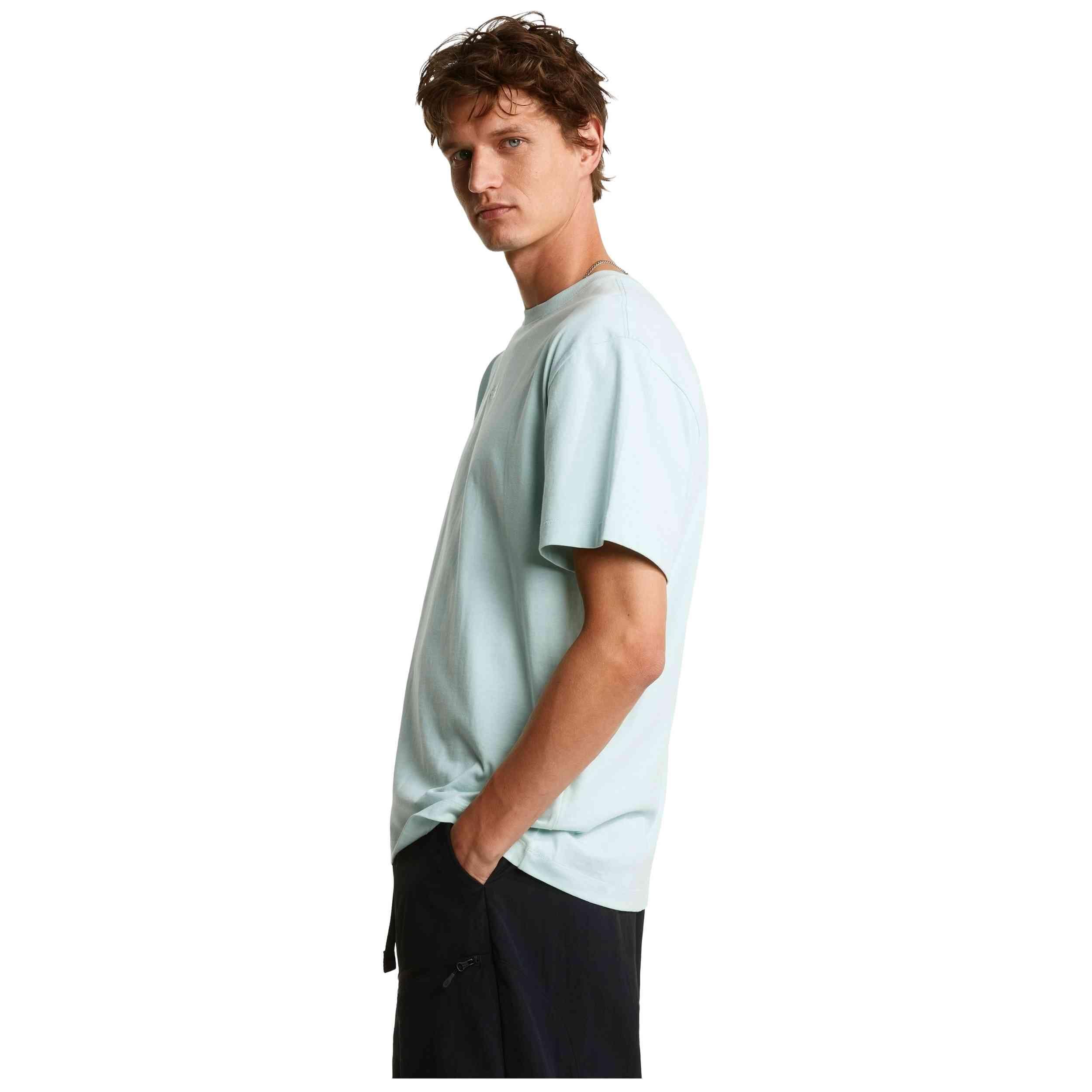 T-shirt met korte mouwen The north face model M ESSENTIAL CENTER LOG voor unisex 5/5