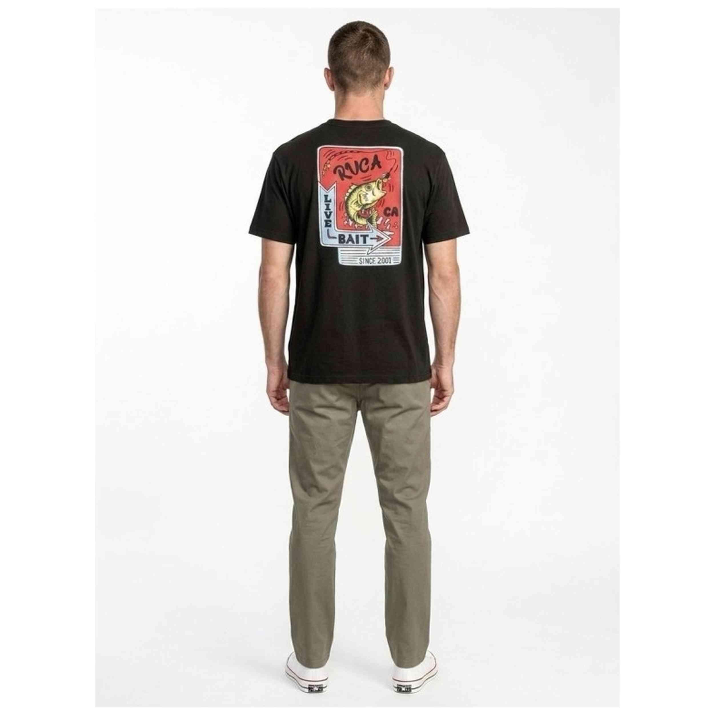 T-shirt Rvca modelo EVYZT00354-PTK para homem 3/4