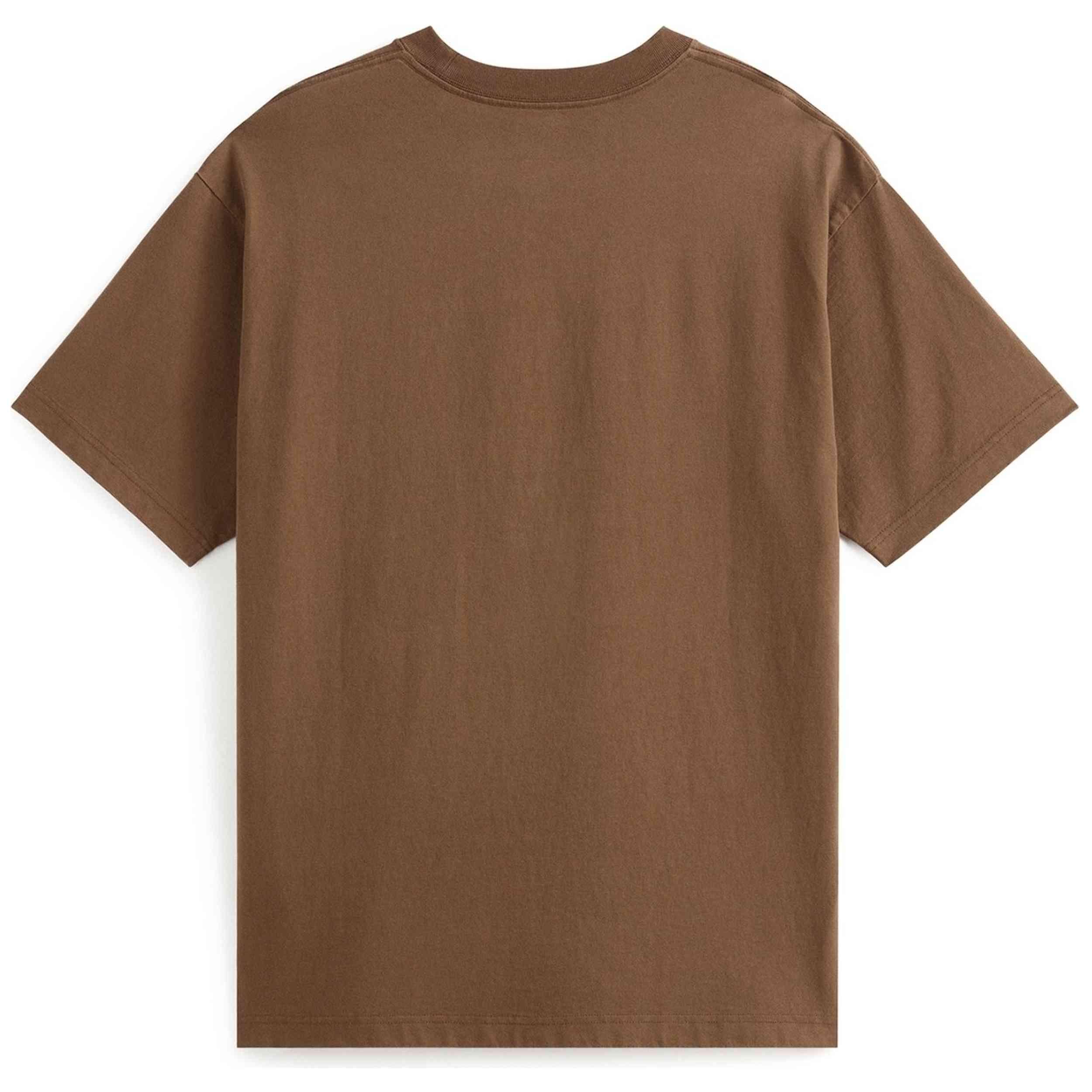 T-shirt Vans modèle COMMITMENT 4 DUMMIES LOOSE SS TEE Vintage Cocoa pour homme 5/5