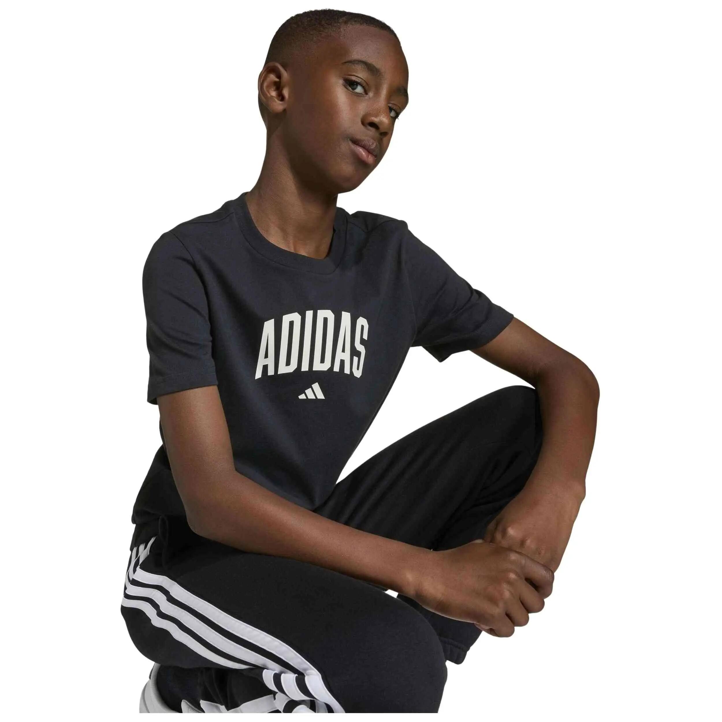 Camiseta de manga corta Adidas modelo J COLLEG T para niños 5/5