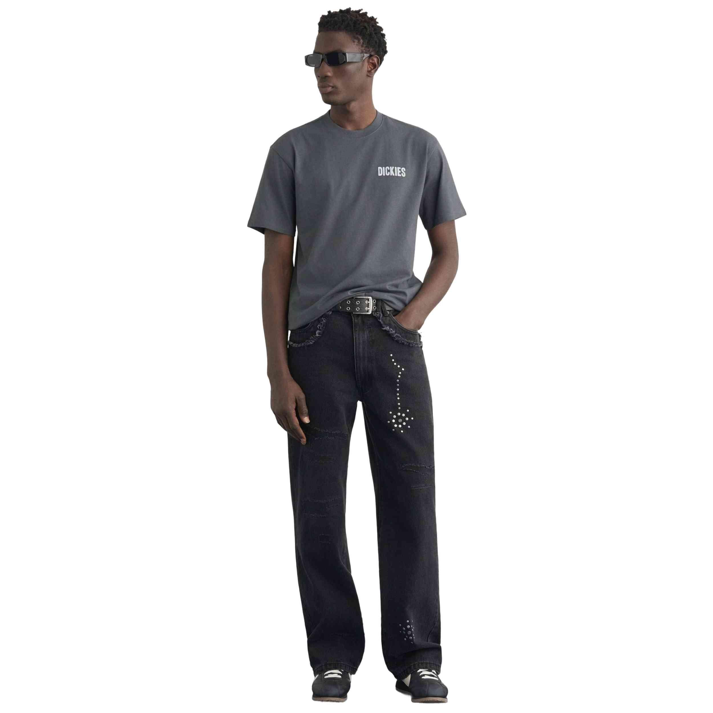 Maglia a maniche corte Dickies modello Wolfhurst per uomini 3/5